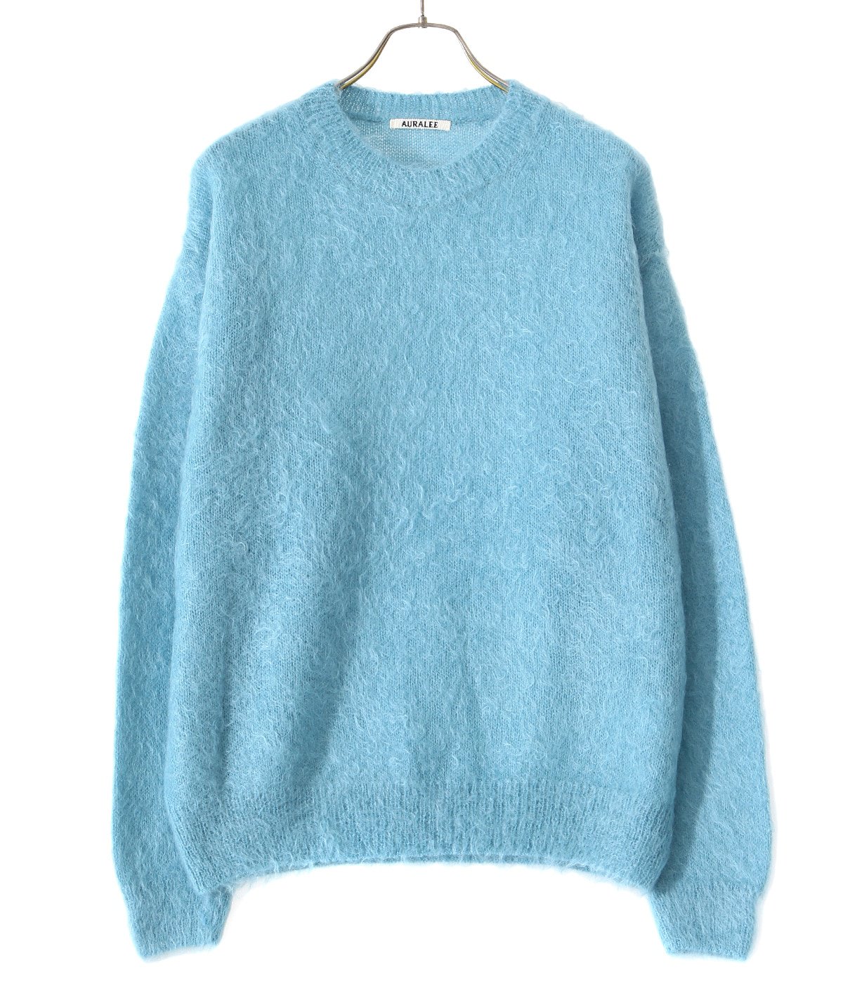 オーラリー モヘア モヘヤ ニット ブルー ターコイズ 1 MOHAIR 22