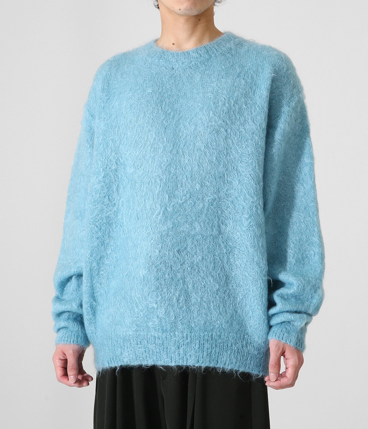 売れ筋新商品 AURALEE BRUSHED SUPER KID MOHAIR KNIT PO