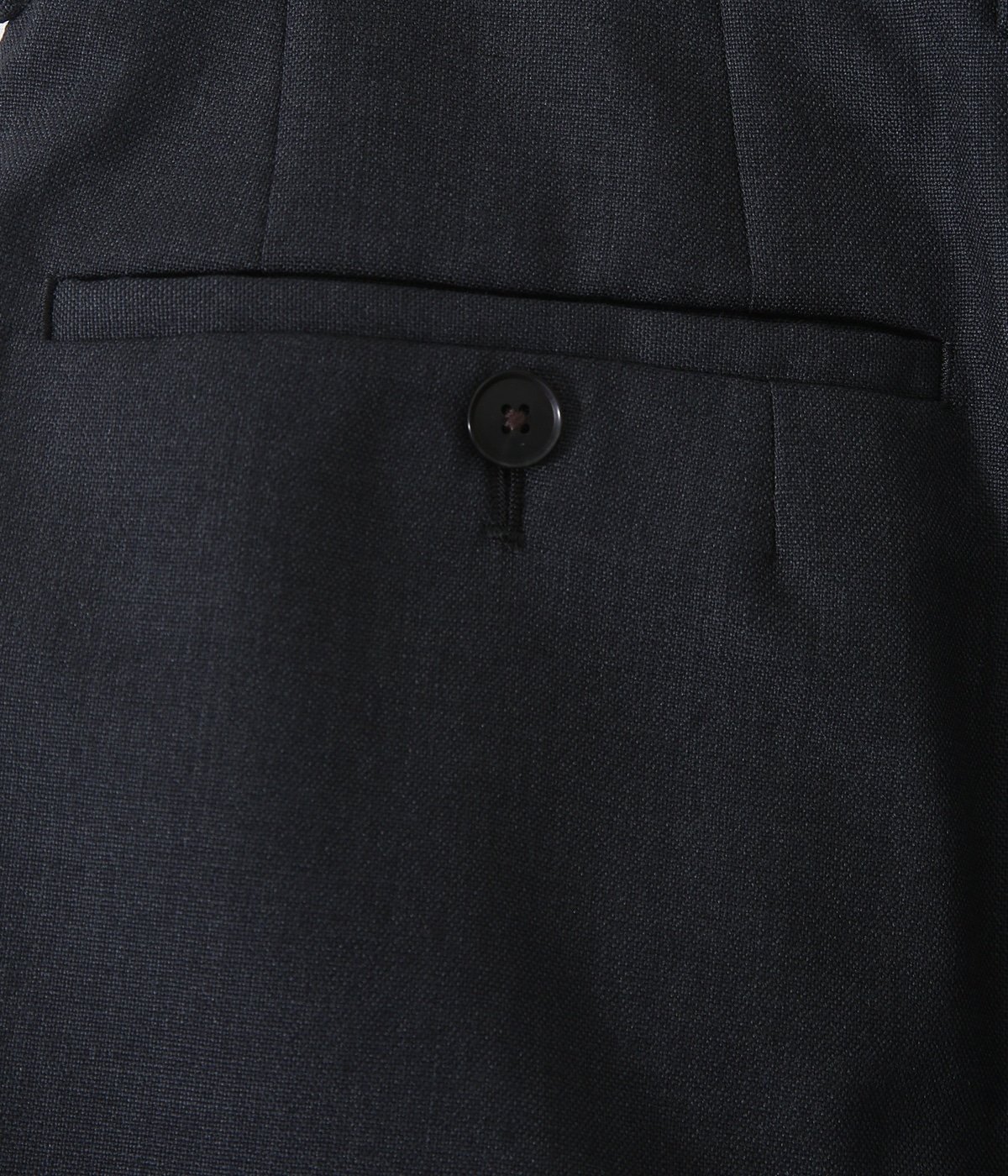 COMOLI - AURALEE BLUEFACED WOOL NARROW SLACKSの+