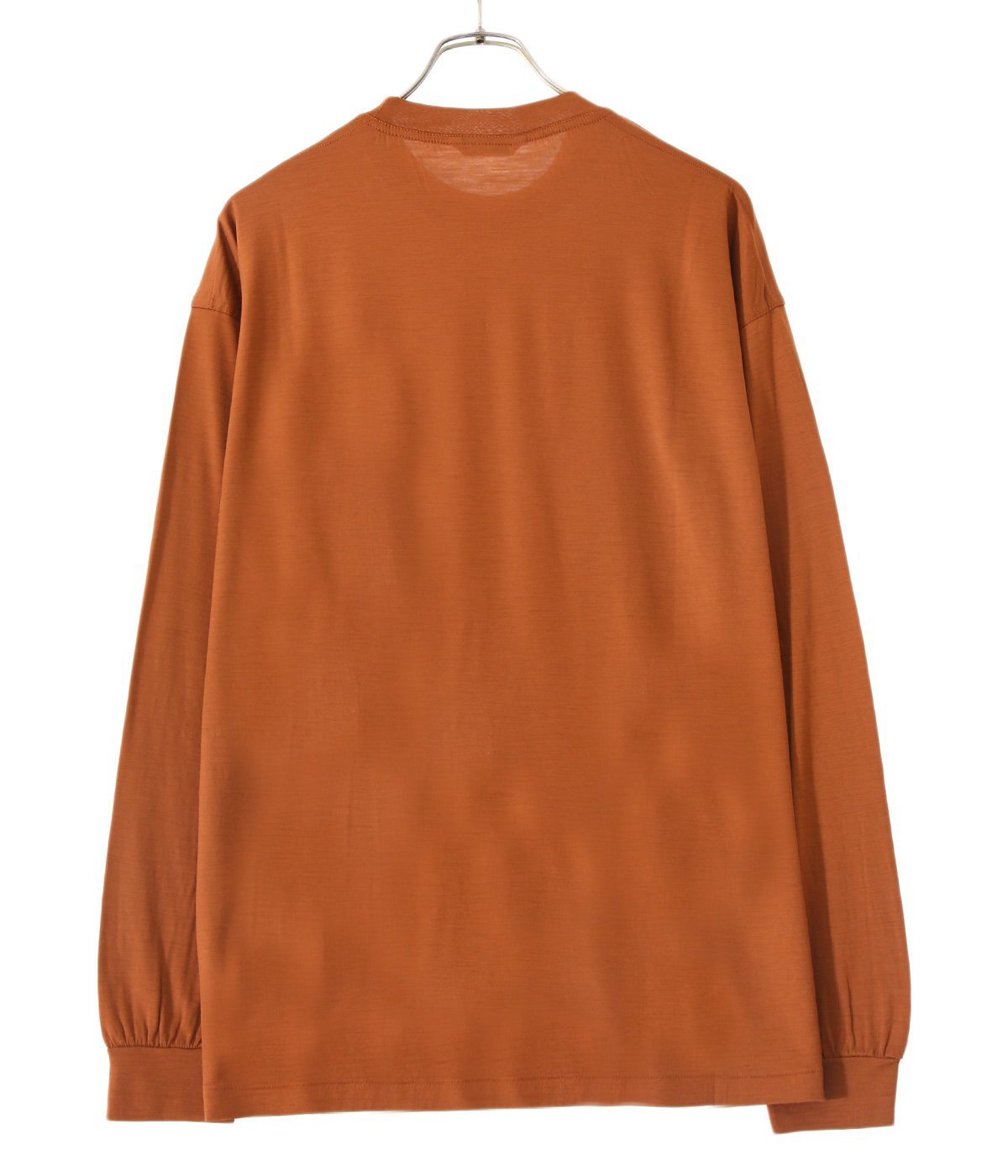 WASHABLE LIGHT WOOL JERSEY L/S TEE