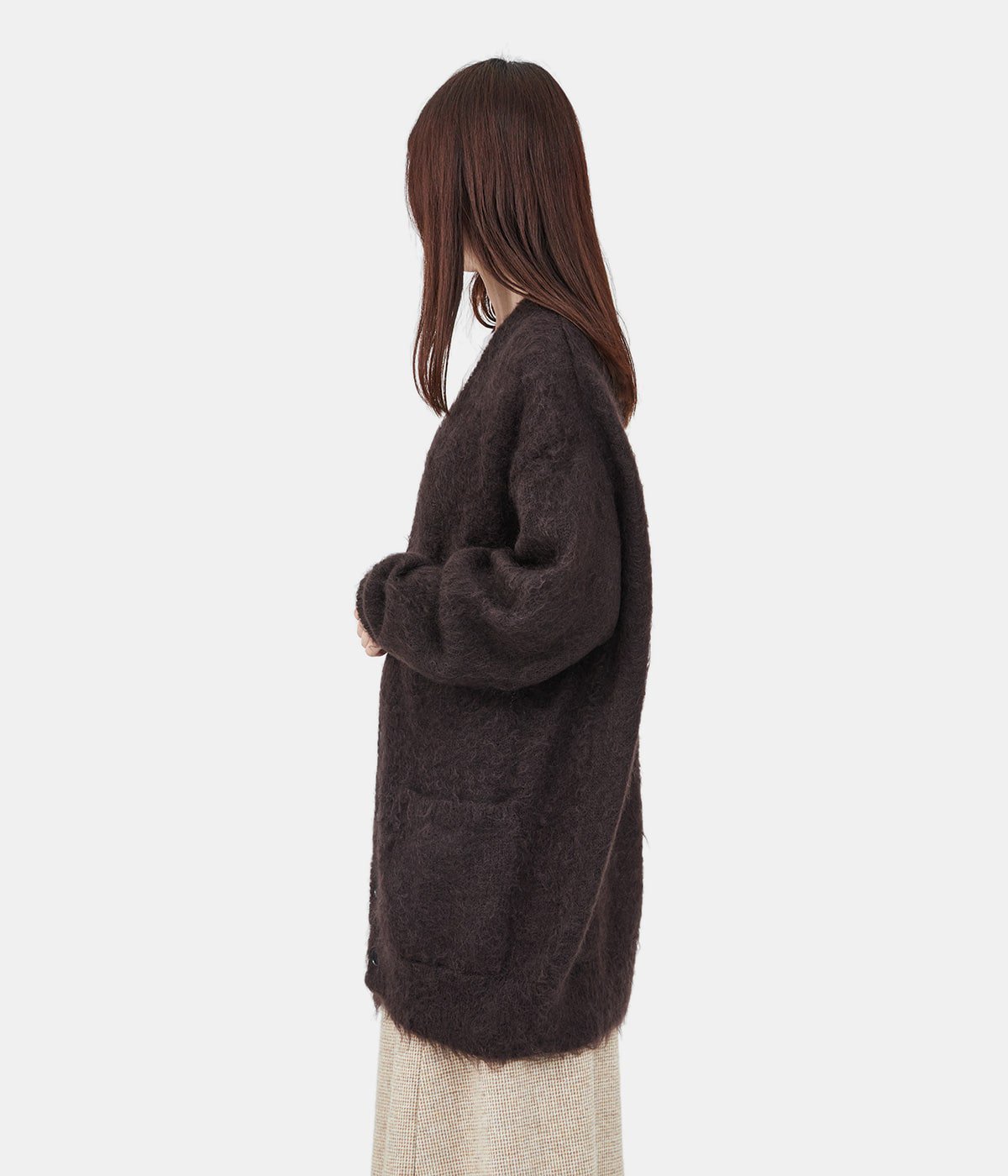 AURALEE 別注 BRUSHED MOHAIR CARDIGAN トップス ニット/セーター