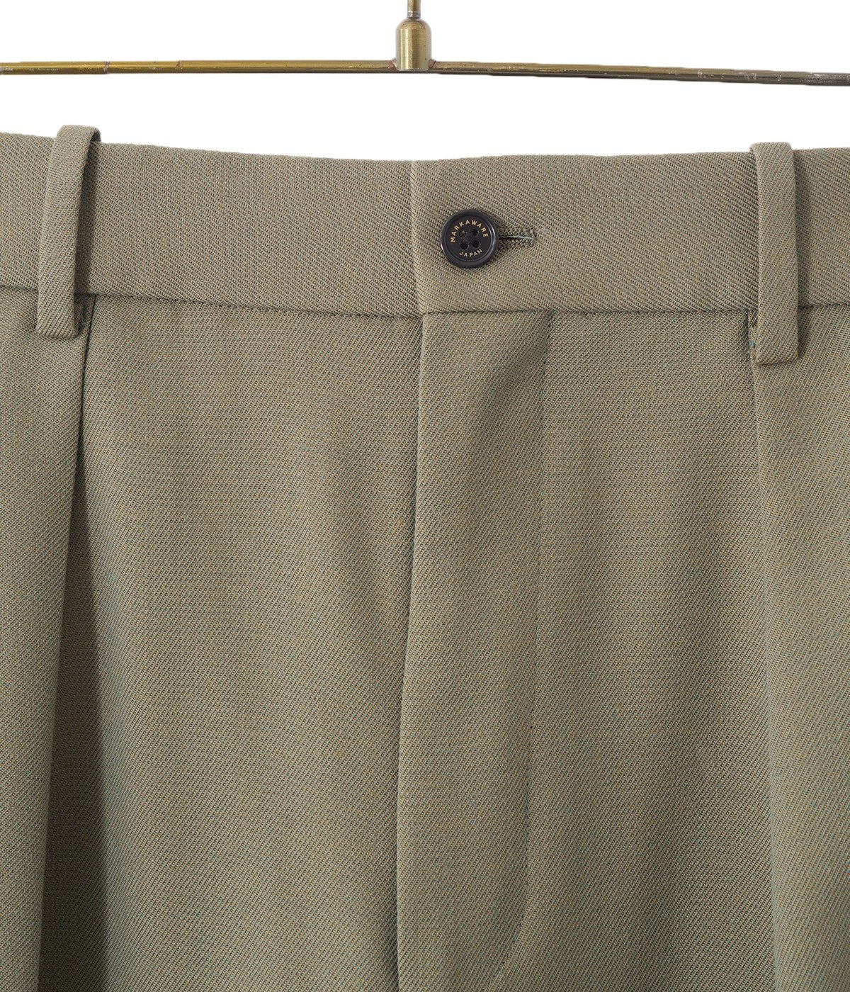 PEGTOP TROUSERS -3/60 ORGANIC WOOL SURVIVAL CLOTH-