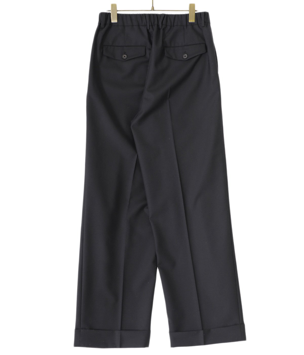 DOUBLE PLEATED CLASSIC WIDE TROUSERS