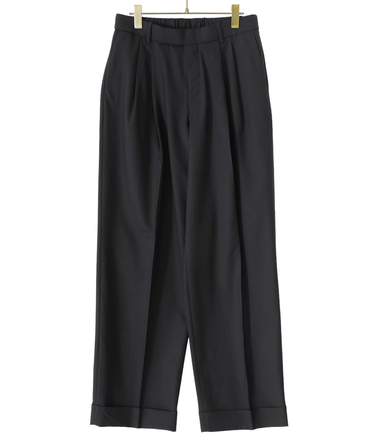 DOUBLE PLEATED CLASSIC WIDE TROUSERS | MARKAWARE(マーカウェア