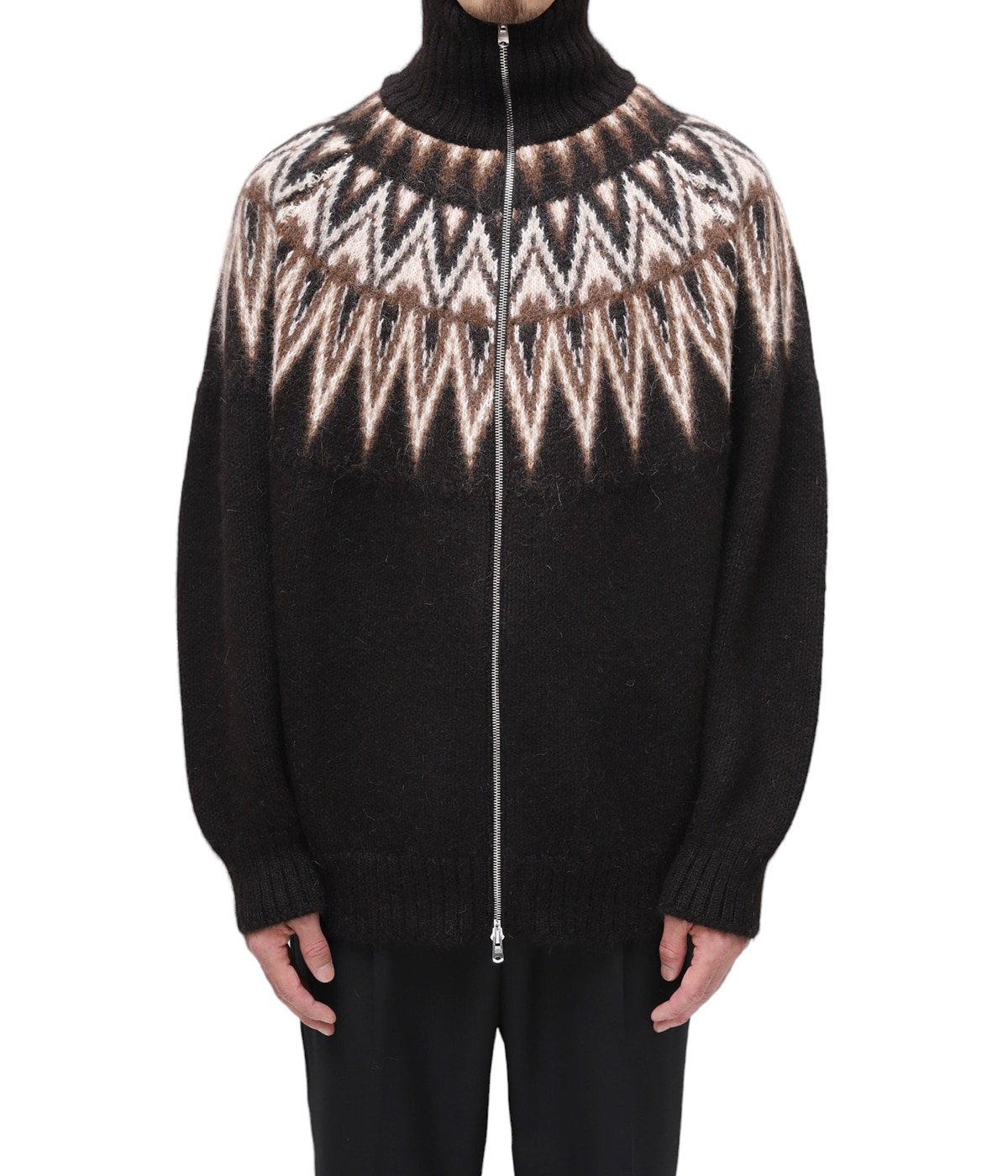 23aw markaware SNOW PATTERN DRIVE JUMPERSNOWPATTE