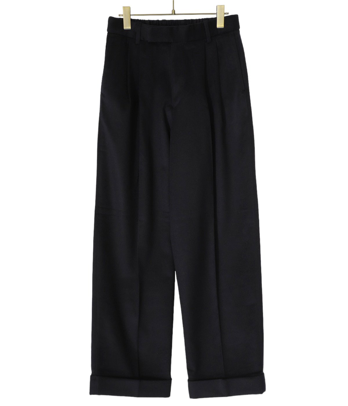 DOUBLE PLEATED CLASSIC WIDE TROUSERS | MARKAWARE(マーカウェア