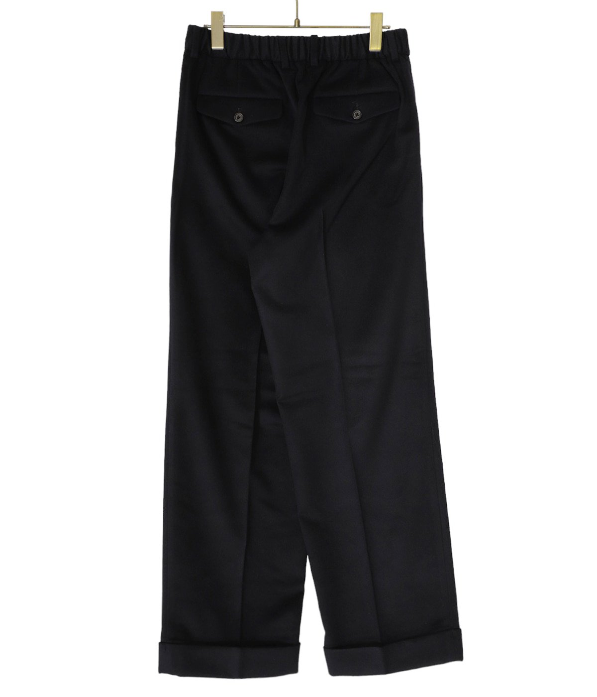 DOUBLE PLEATED CLASSIC WIDE TROUSERS | MARKAWARE(マーカウェア