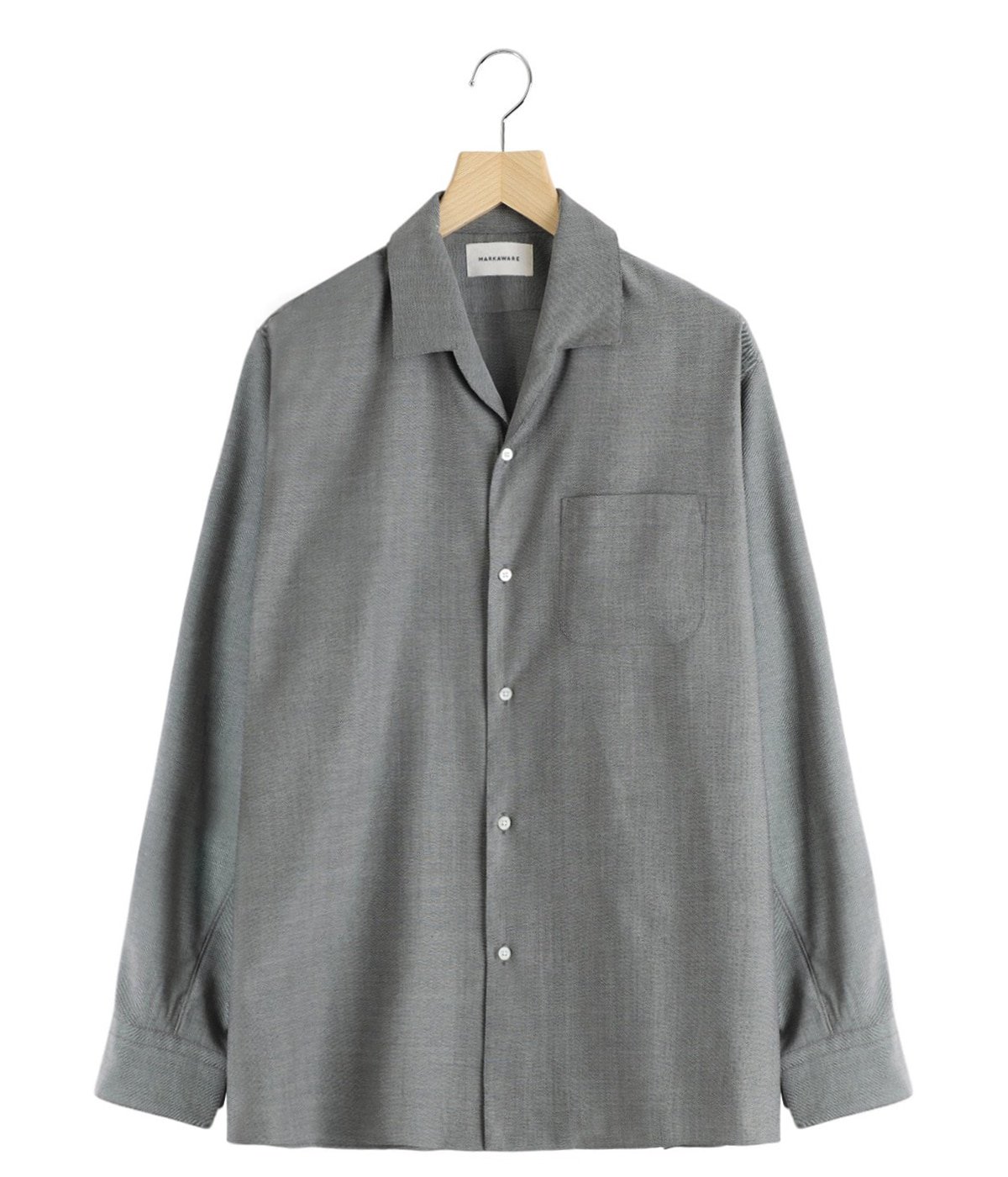 MARKAWARE (マーカウェア) W COLLAR NAVAL SHIRT / ダブルカラー