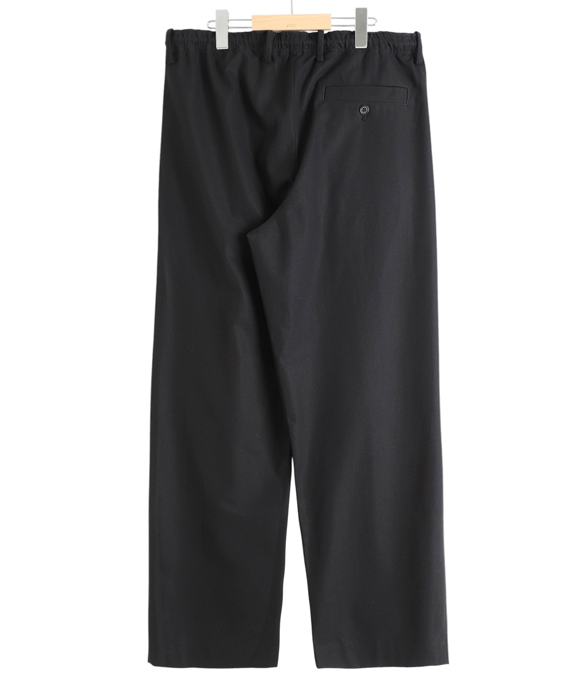 DOUBLE PLEATED EASY TROUSERS ORGANIC COTTON GABARDINE