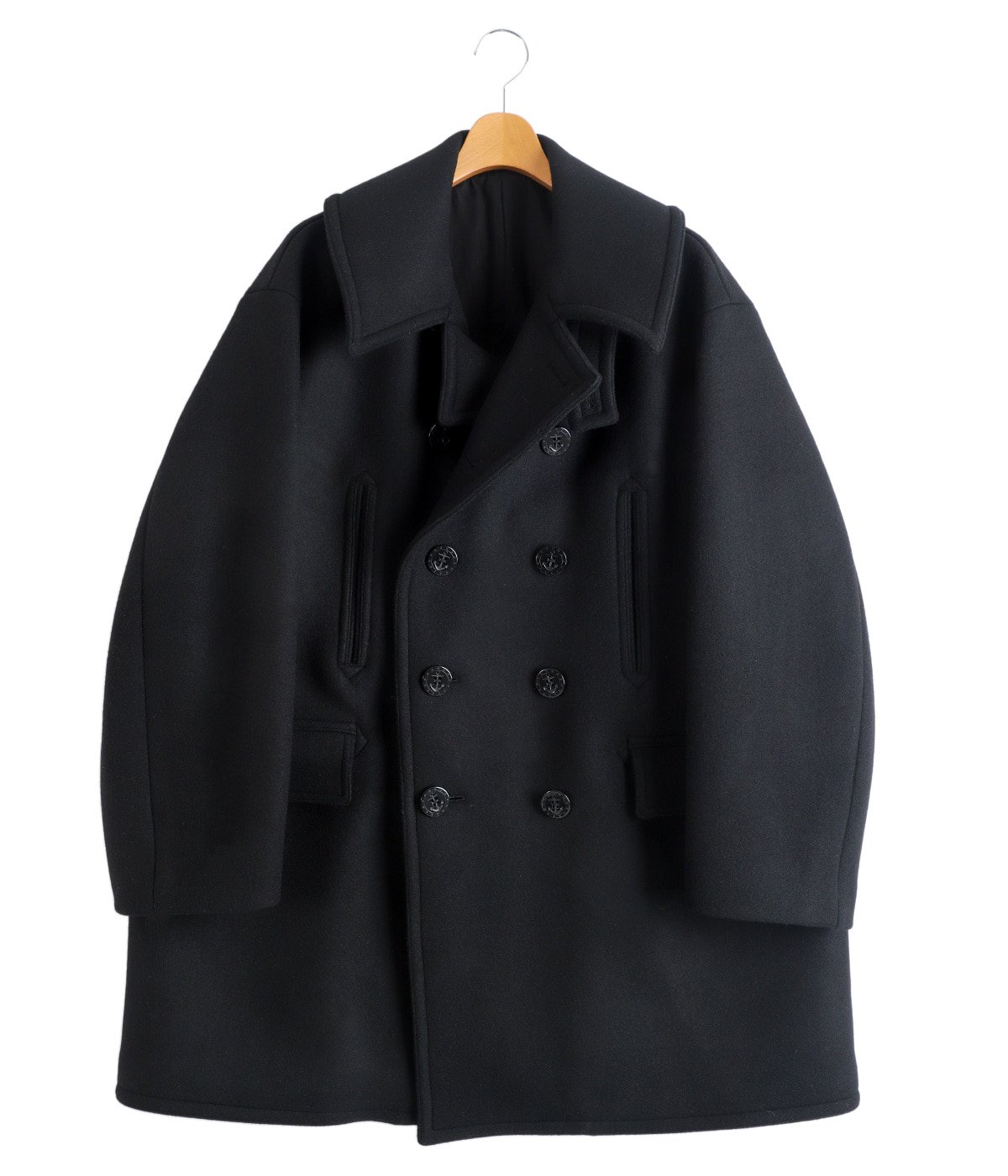10 BUTTON PEA COAT VINTAGE MELTON | MARKAWARE(マーカウェア
