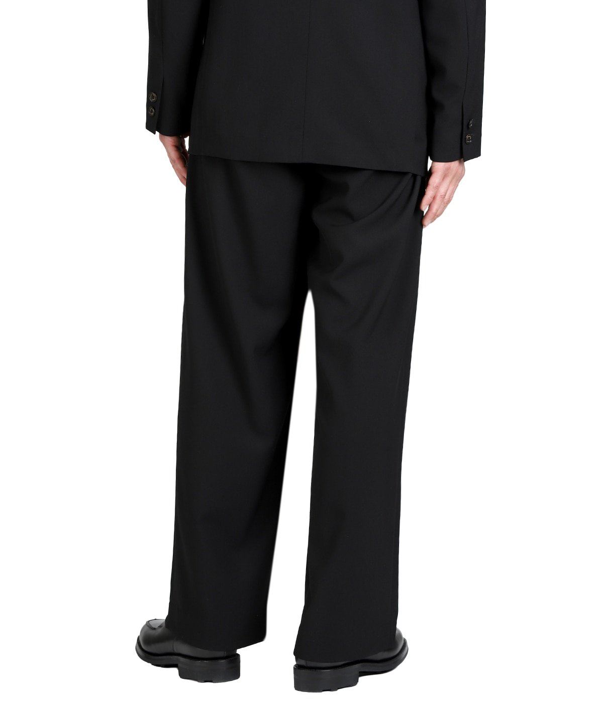 TRIPLE PLEATED WIDE TROUSERS -SURVIVAL CLOTH TROPICAL- | MARKAWARE