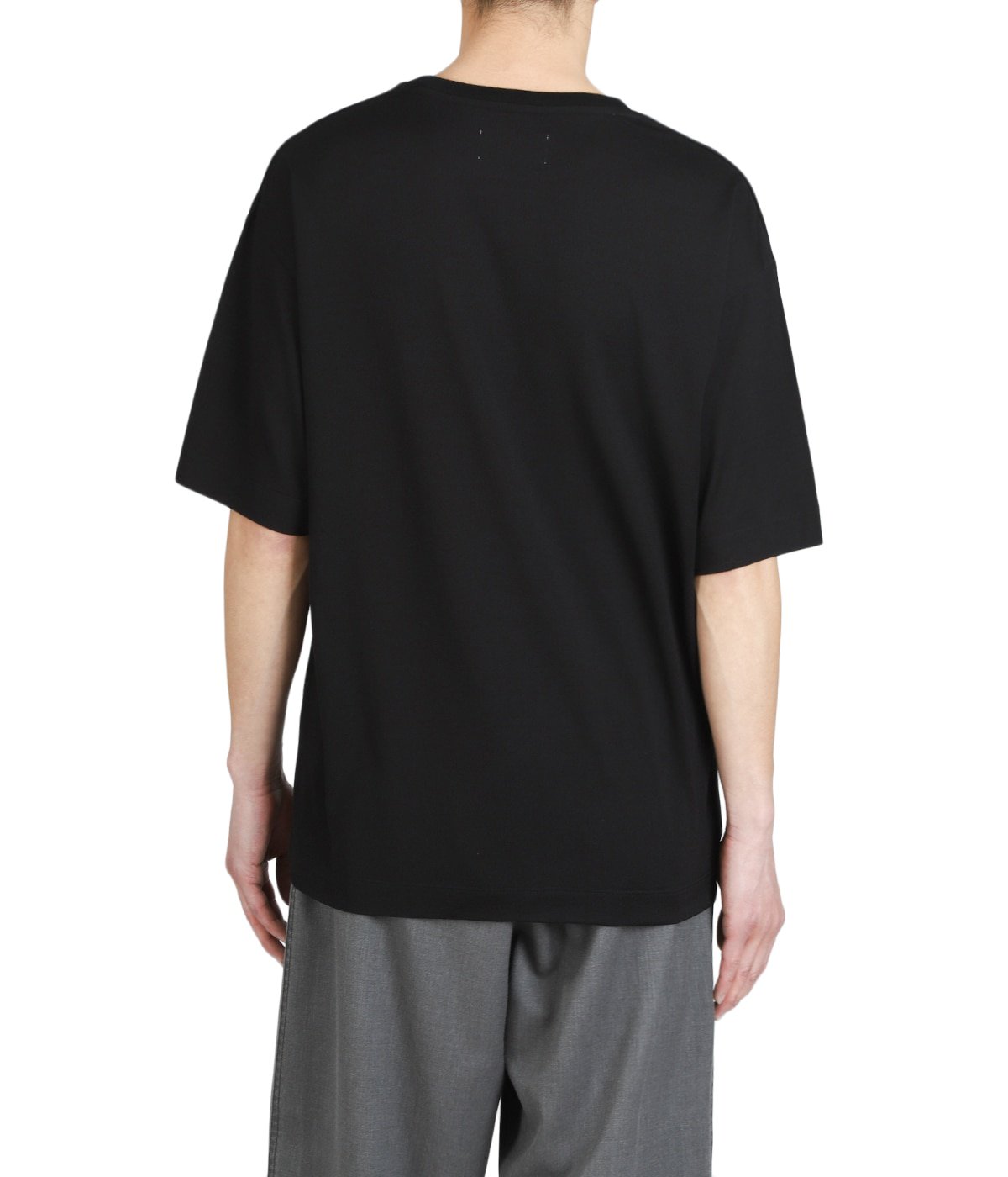 SHORT SLEEVE TEE -SUPER 160s WOOL WASHABLE KNIT- | MARKAWARE