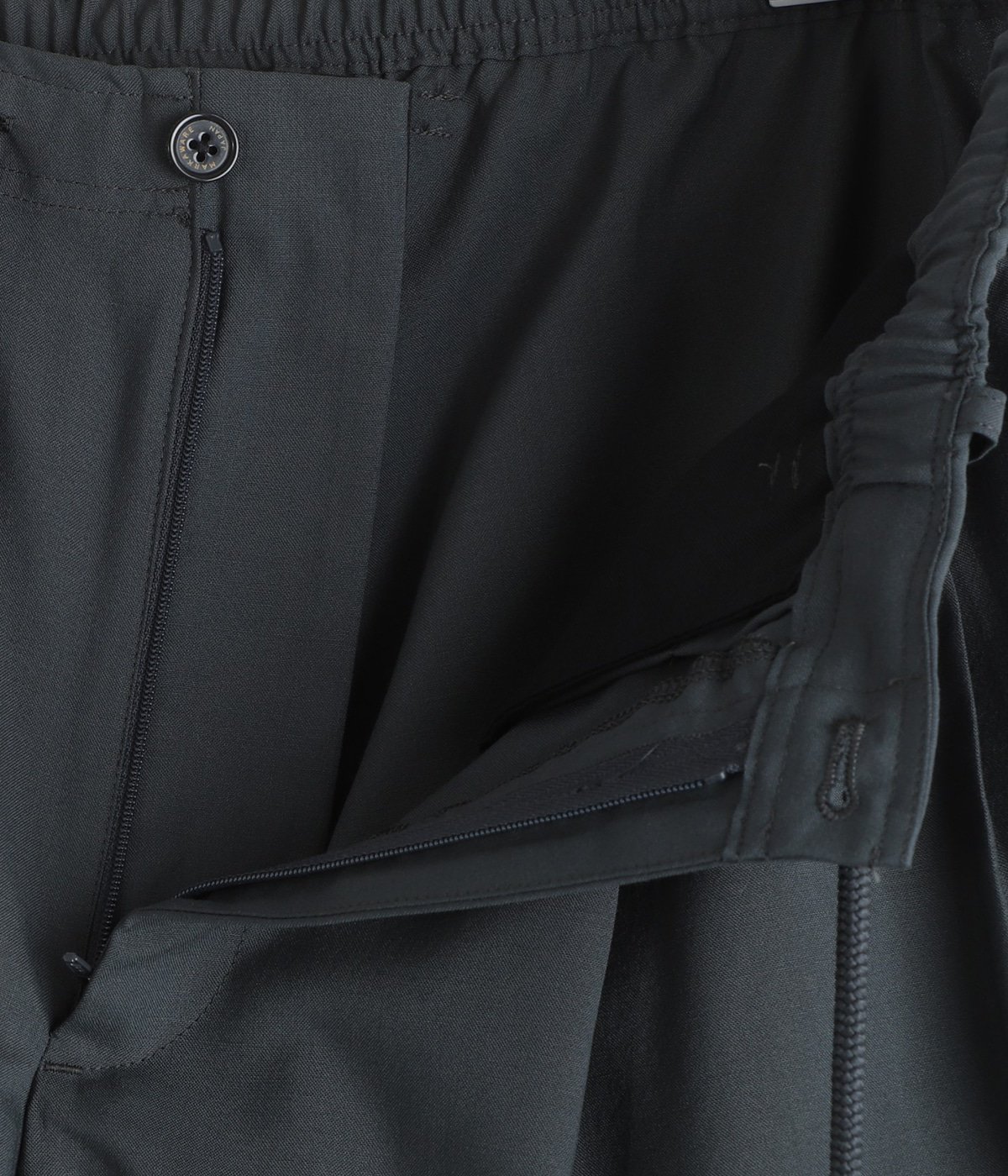 DOUBLE PLEATED EASY TROUSERS -ORGANIC WOOL 2/80 TROPICAL