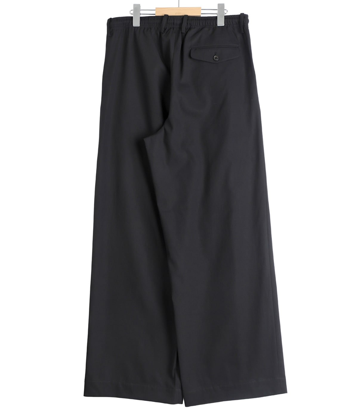 TRIPLE PLEATED EASY TROUSERS -ORGANIC COTTON VOILE YARN TWILL