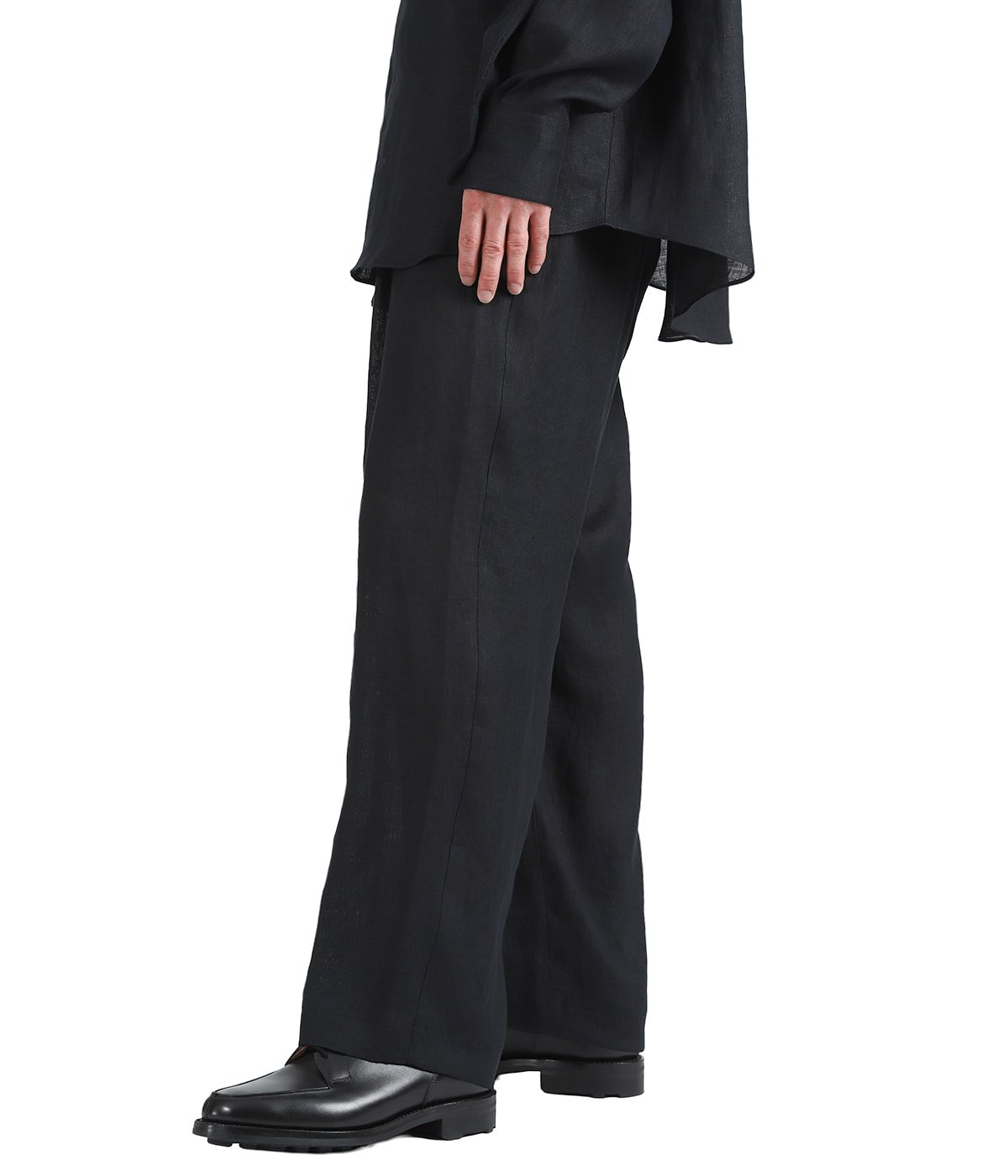 マーカウェア　DOUBLE PLEATED EASY TROUSERS DOUBLE PLEATED EASY TROUSERS -HEMP SHIRTING- | MARKAWARE(マーカ