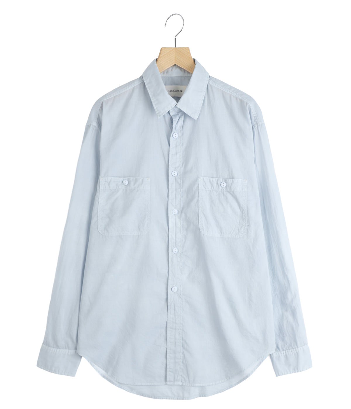 TWO POCKET WORK SHIRT -ORGANIC COTTON 90/1 LOAN- | MARKAWARE