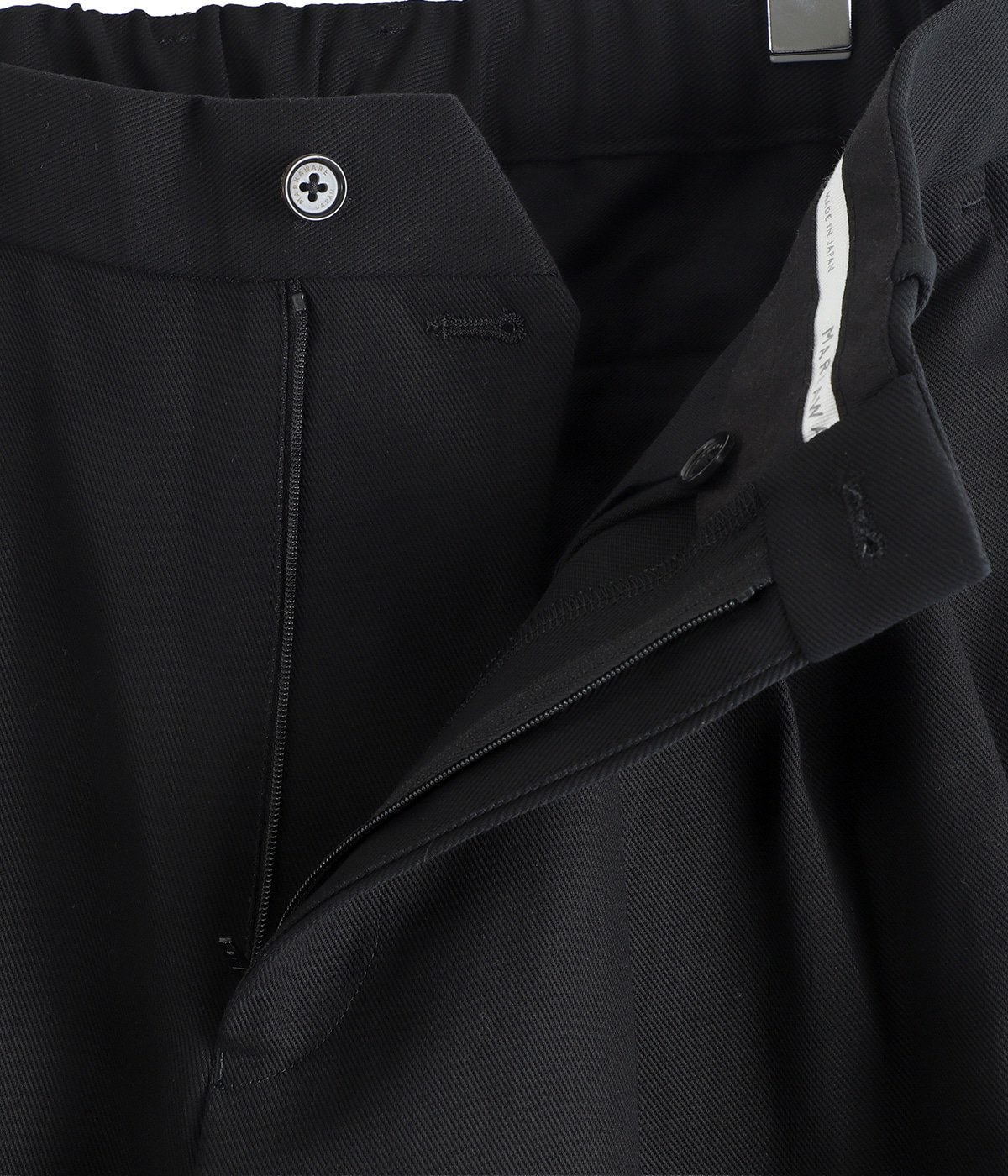 TRIPLE PLEATED WIDE TROUSERS ORGANIC COTTON SURVIVAL CLOTH