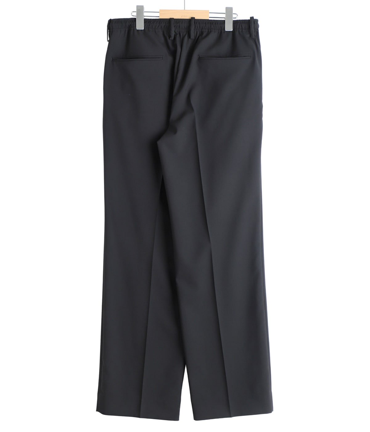 ONE TUCK TAPERED EASY PANTS -ORGANIC WOOL 2/80 TROPICAL