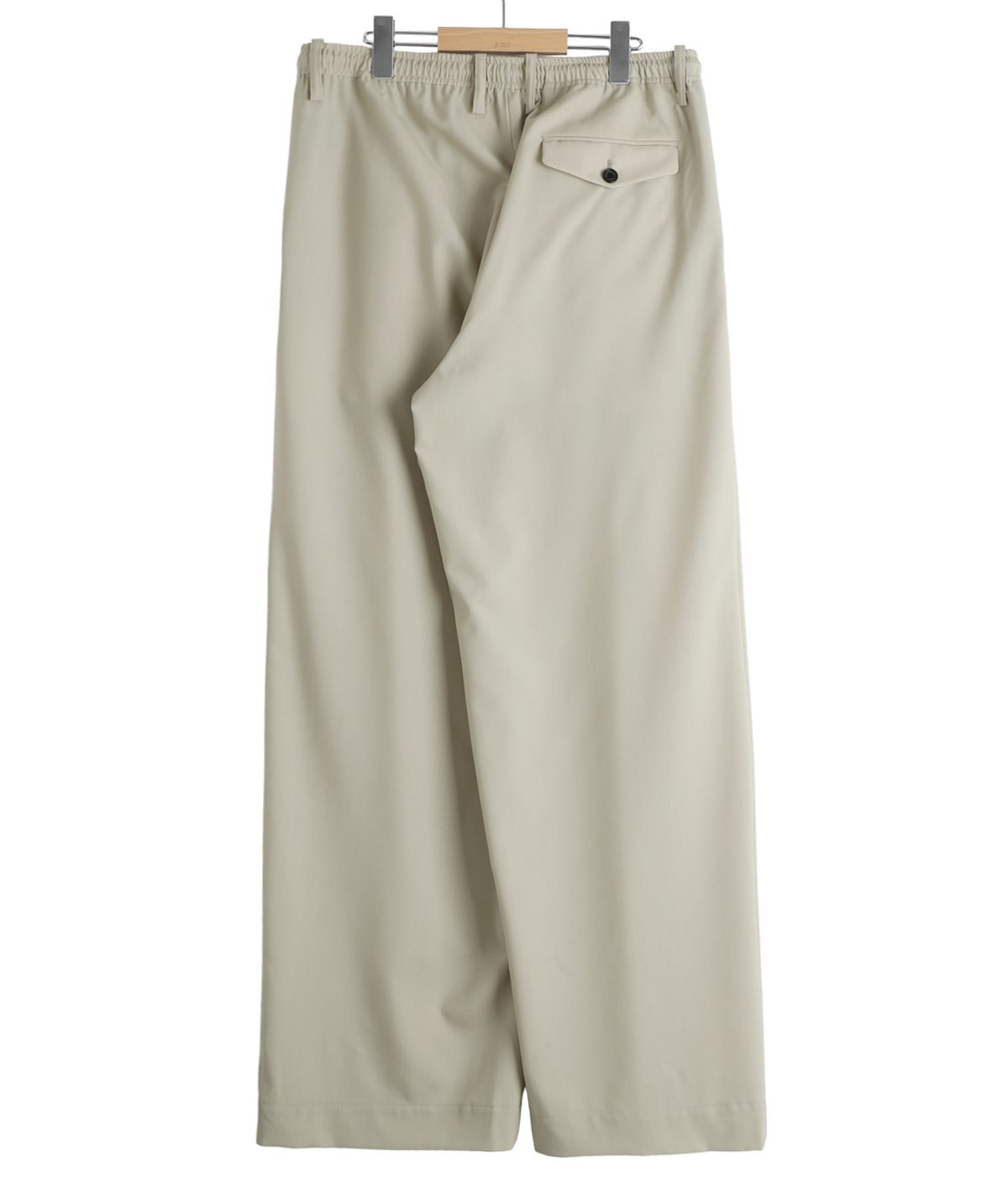 TRIPLE PLEATED EASY TROUSERS ORGANIC WOOL 2/80 TROPICAL