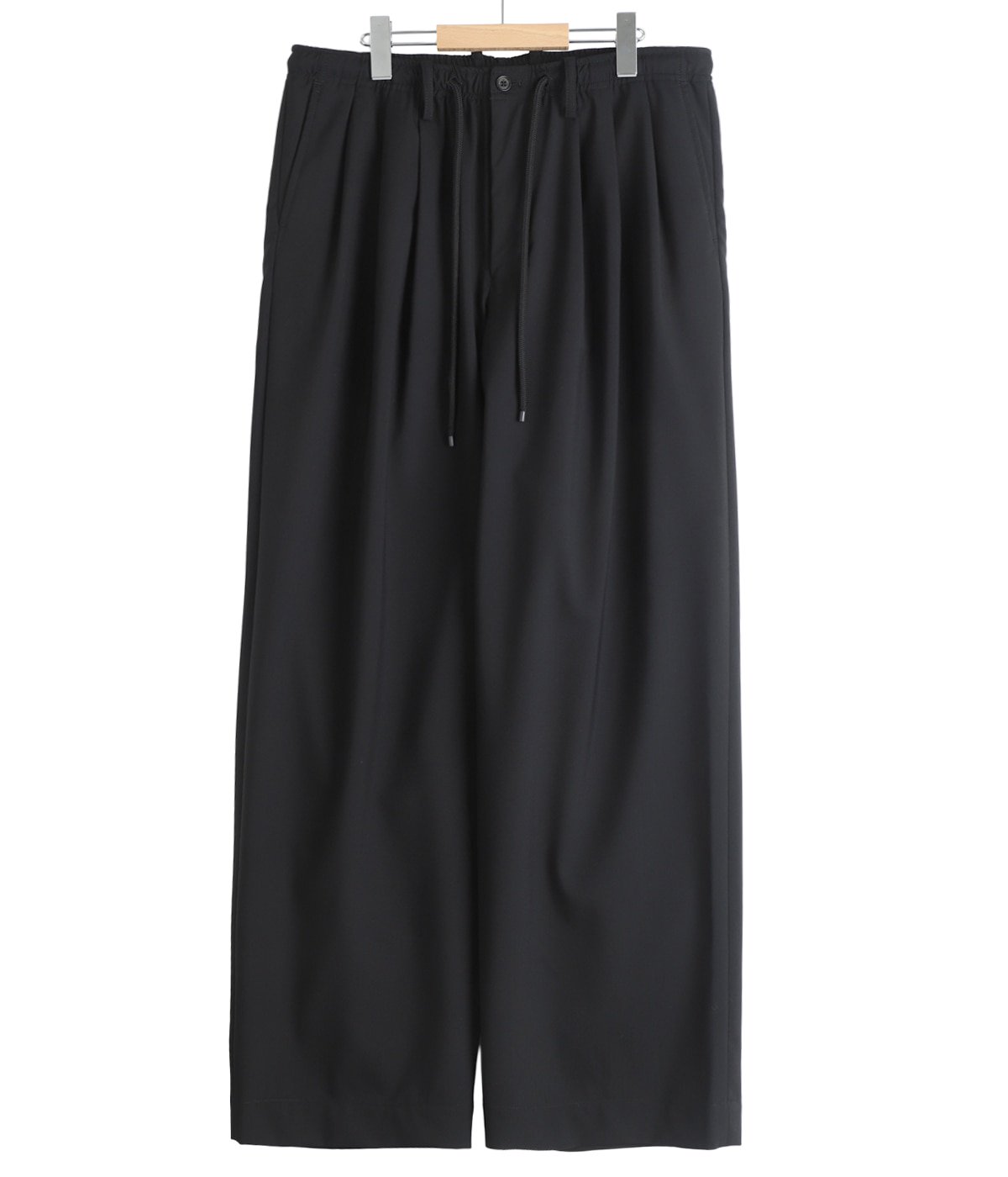 TRIPLE PLEATED EASY TROUSERS ORGANIC WOOL 2/80 TROPICAL