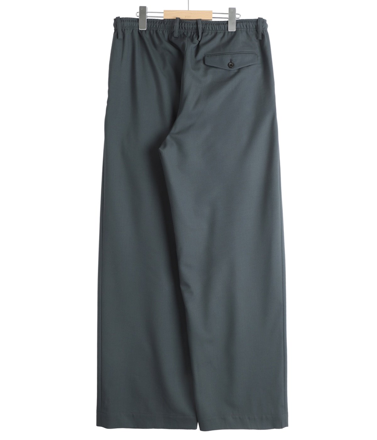 TRIPLE PLEATED EASY TROUSERS ORGANIC WOOL 2/80 TROPICAL
