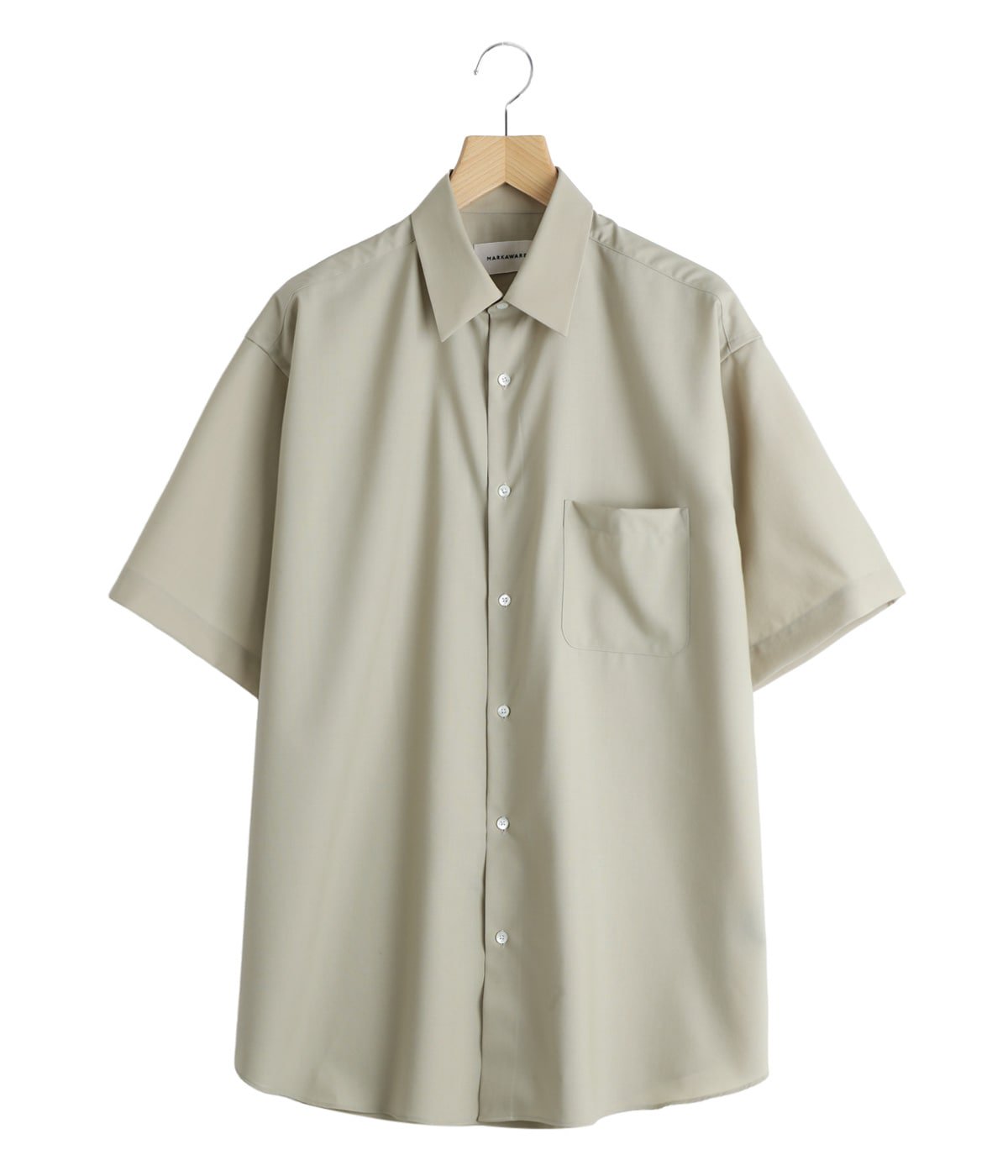 COMFORT FIT S/S SHIRT ORGANIC WOOL 2/80 TROPICAL | MARKAWARE