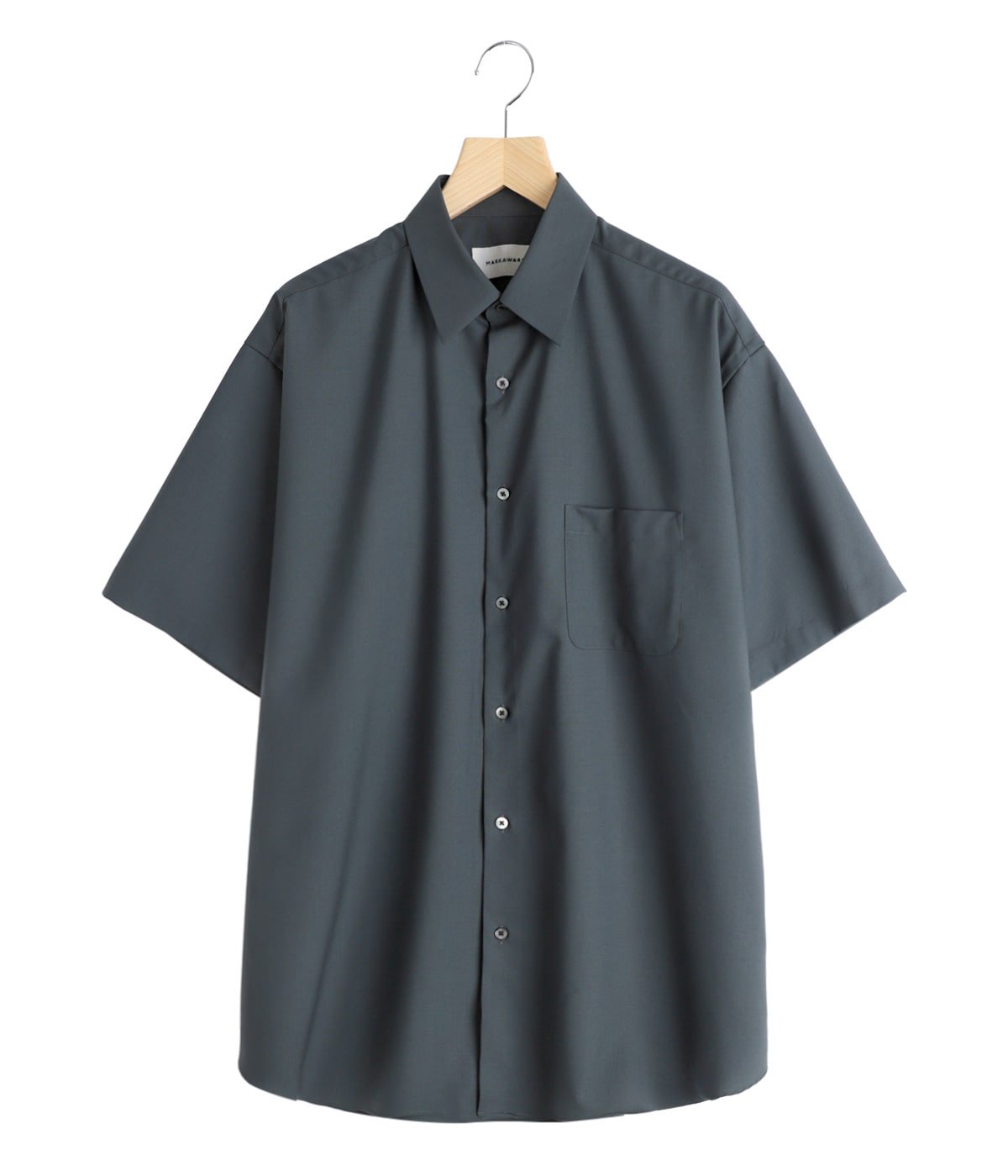 COMFORT FIT S/S SHIRT ORGANIC WOOL 2/80 TROPICAL | MARKAWARE