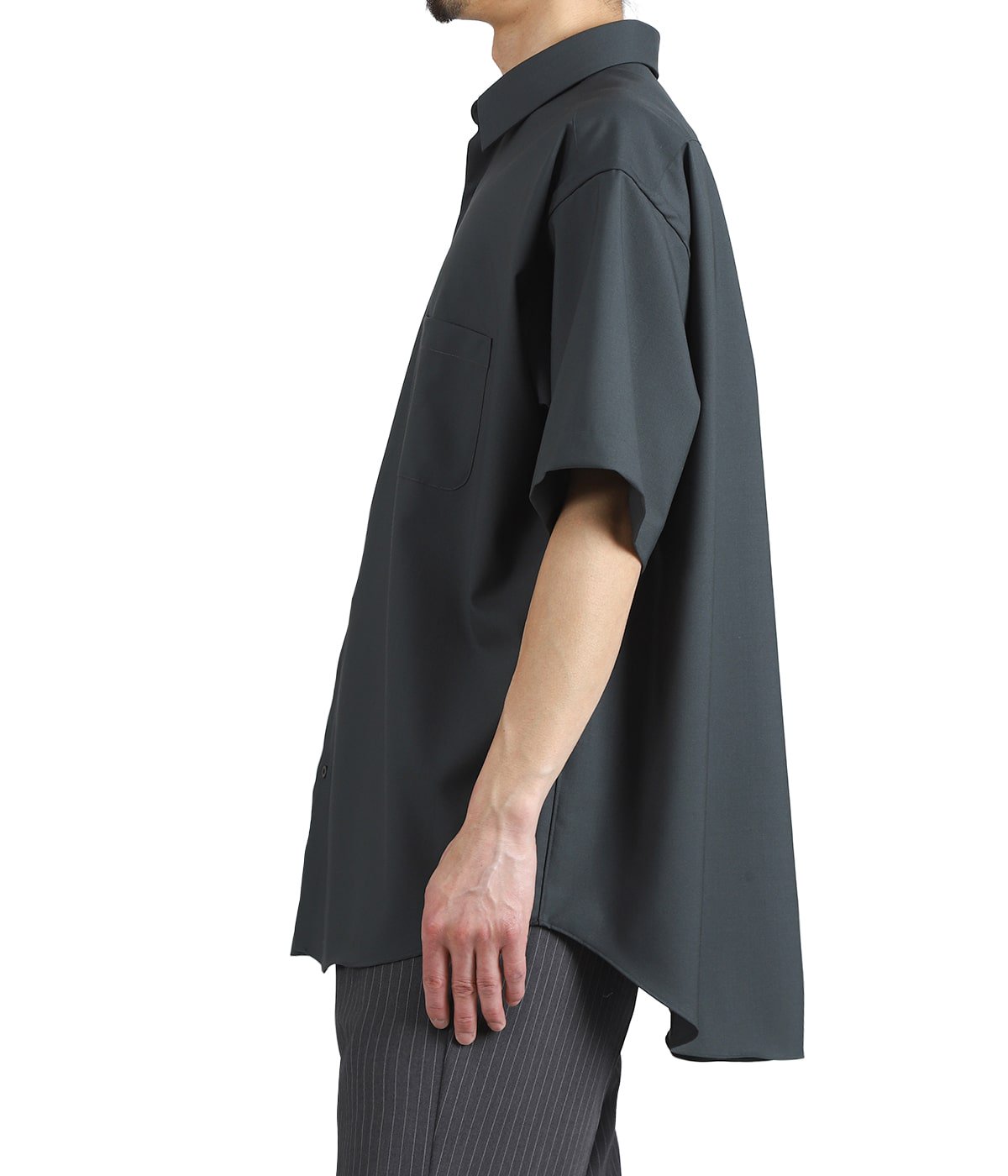 COMFORT FIT S/S SHIRT ORGANIC WOOL 2/80 TROPICAL | MARKAWARE