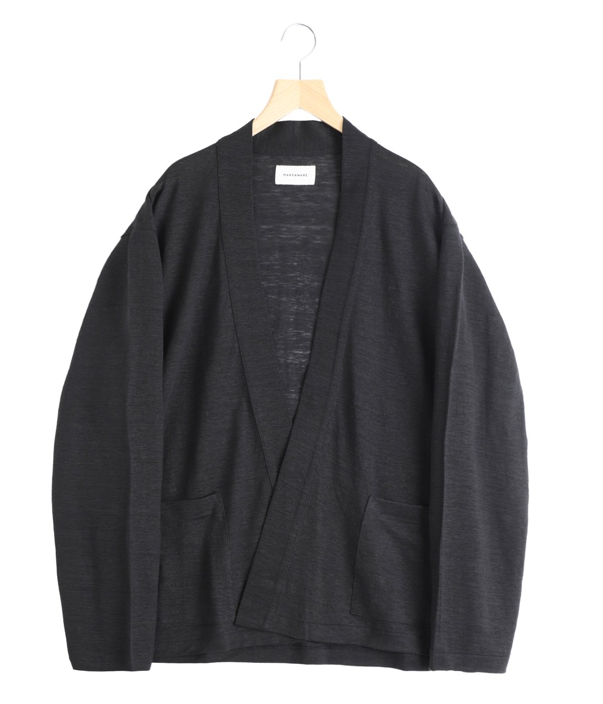 GO HEMP 麻柄 カーディガン　サイズ2 ジャガード JAPANESE CARDIGAN HEMP KNIT | MARKAWARE(マーカウェア) / トップス