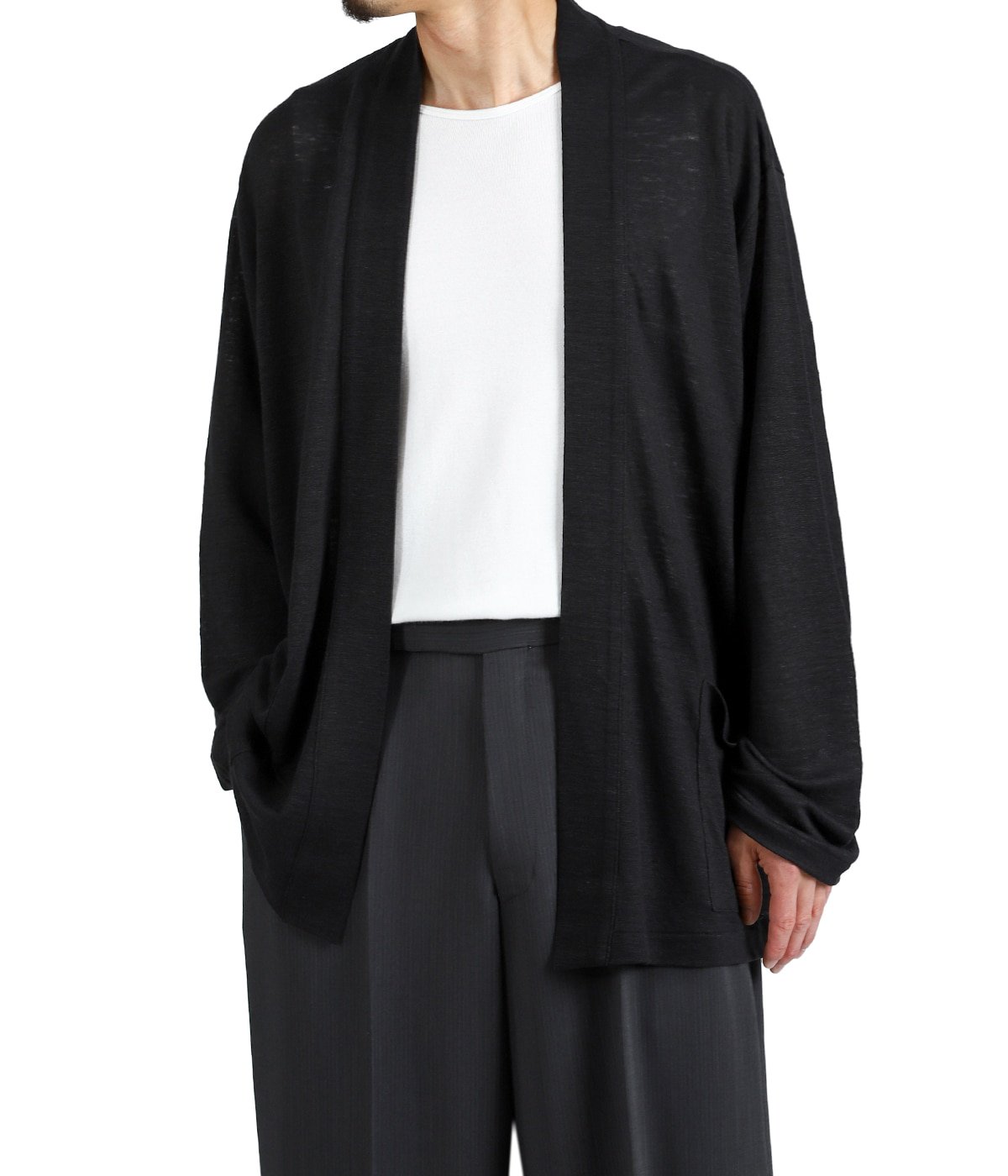 JAPANESE CARDIGAN HEMP KNIT | MARKAWARE(マーカウェア) / トップス