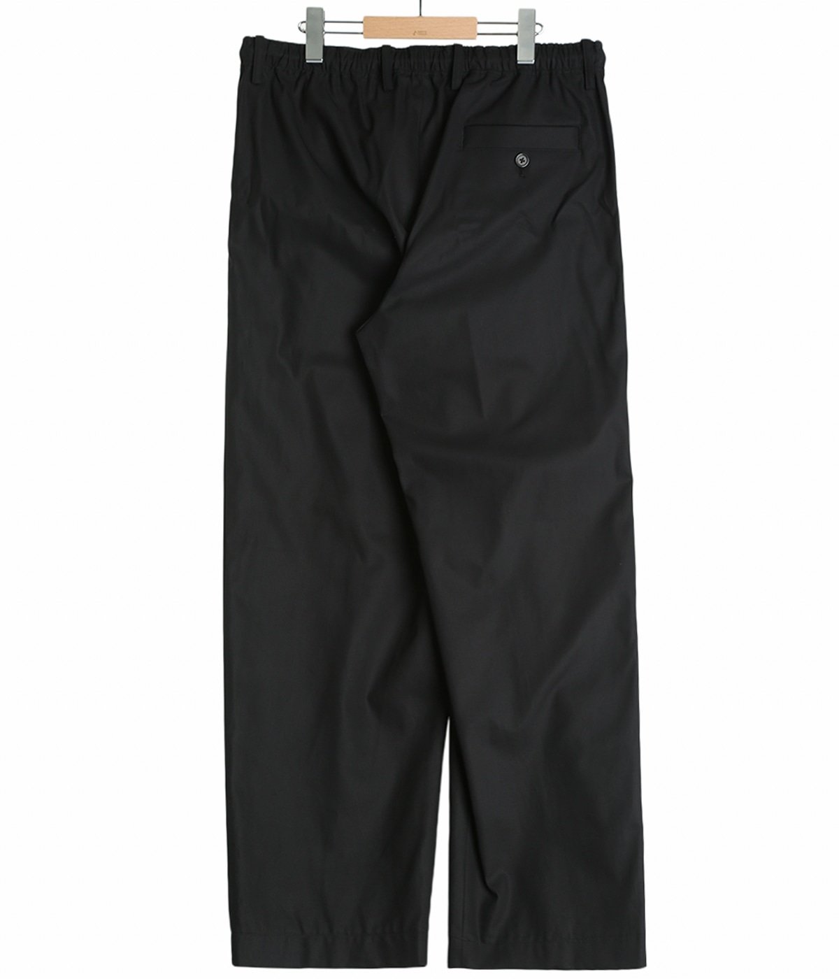 予約】DOUBLE PLEATED EASY TROUSERS -ORGANIC COTTON SURVIVAL CLOTH