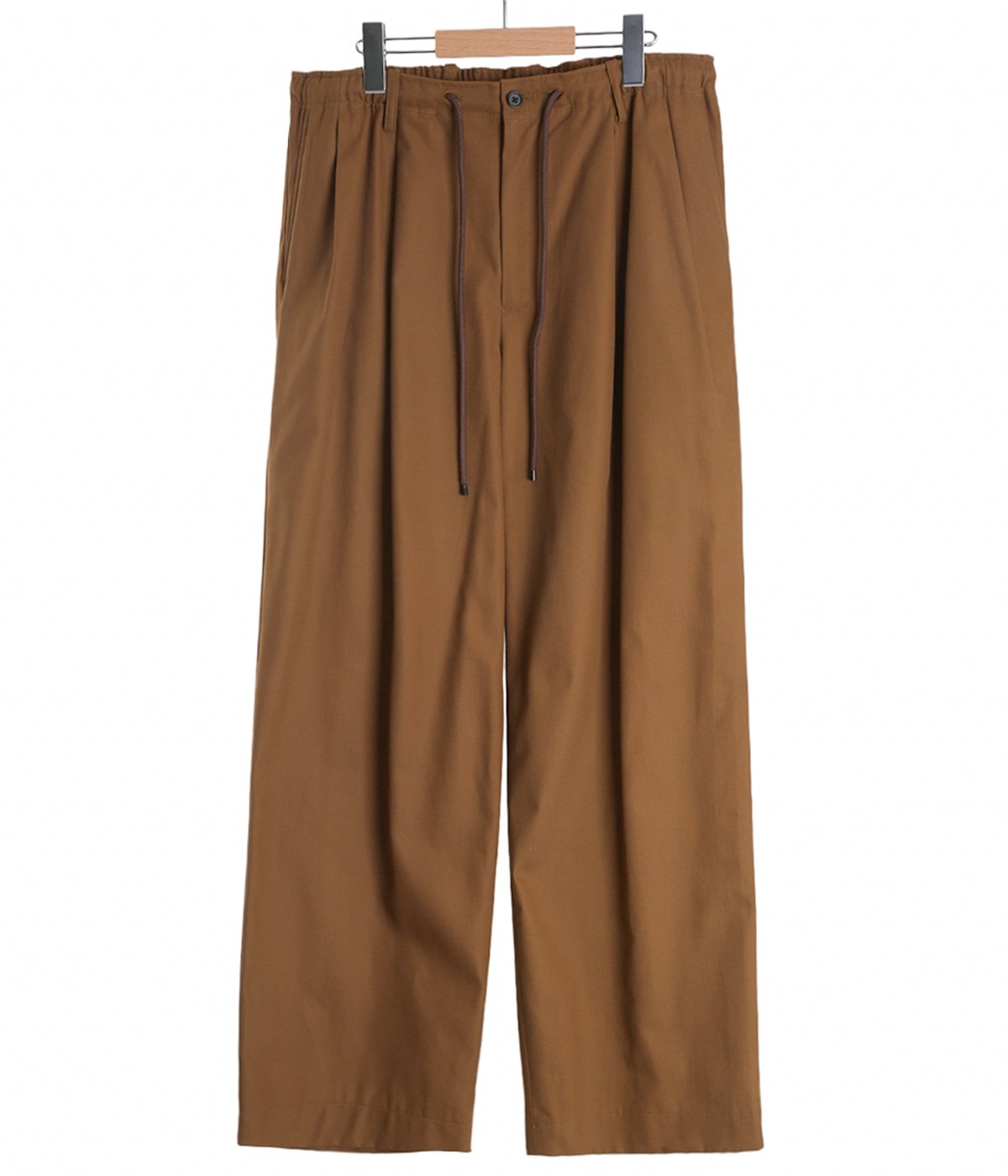 DOUBLE PLEATED EASY TROUSERS ORGANIC COTTON SURVIVAL CLOTH