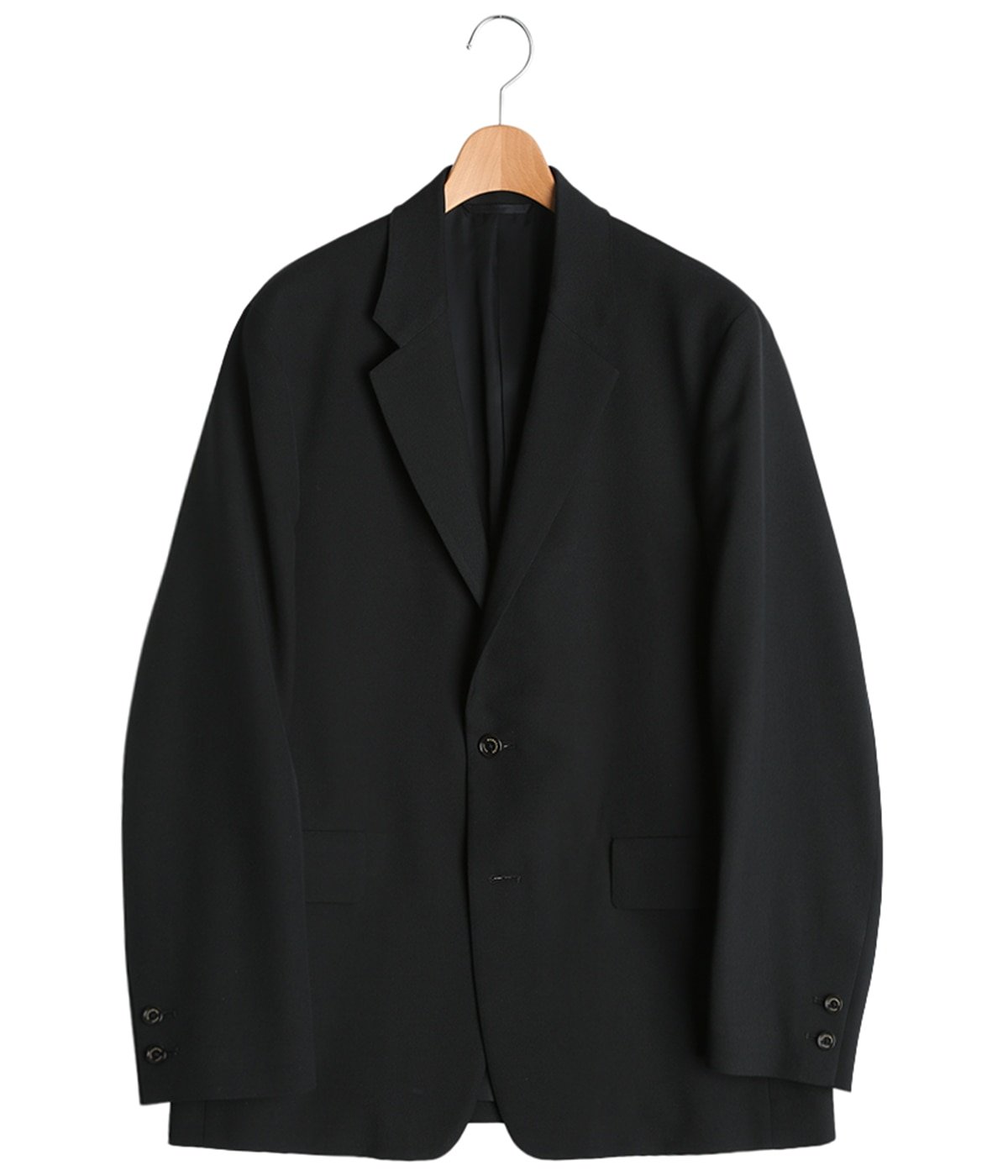 【美品】MARKAWARE　マーカウェア　テーラード　段返り　リネン　ブラック 予約】SPORTS COAT ORGANIC WOOL SURVIVAL CLOTH | MARKAWARE(マーカ