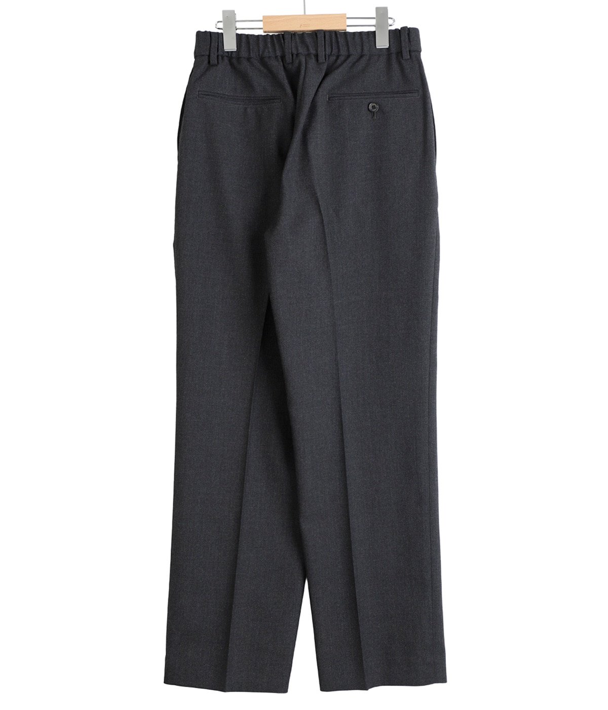 FLAT TAPERED TROUSERS ORGANIC WOOL SURVIVAL CLOTH | MARKAWARE