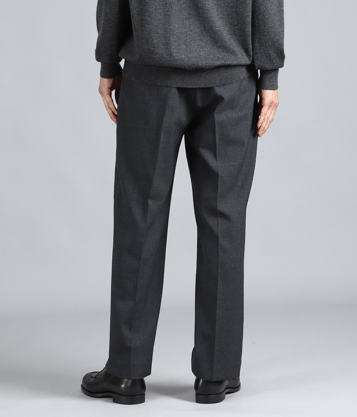 FLAT TAPERED TROUSERS ORGANIC WOOL SURVIVAL CLOTH | MARKAWARE