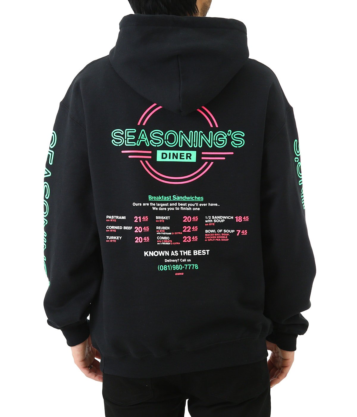 SEASONING x GIONO HOODIE 