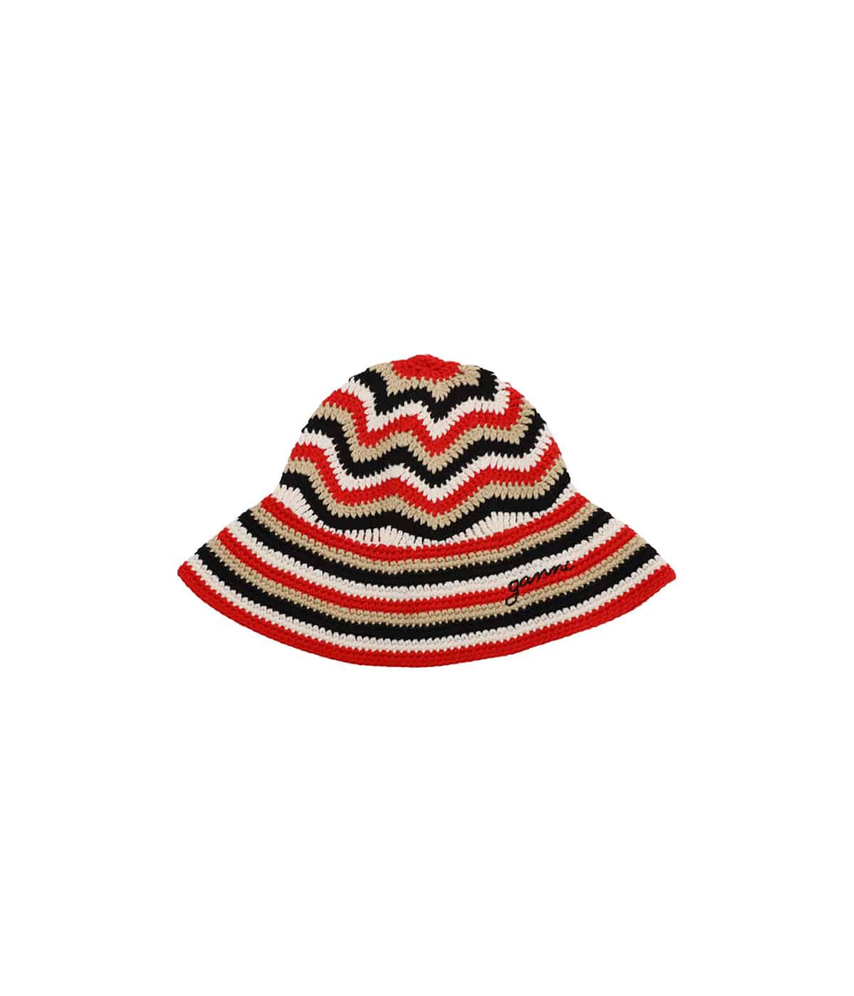 レディース】Cotton Crochet Bucket Hat | GANNI(ガニー) / 帽子 