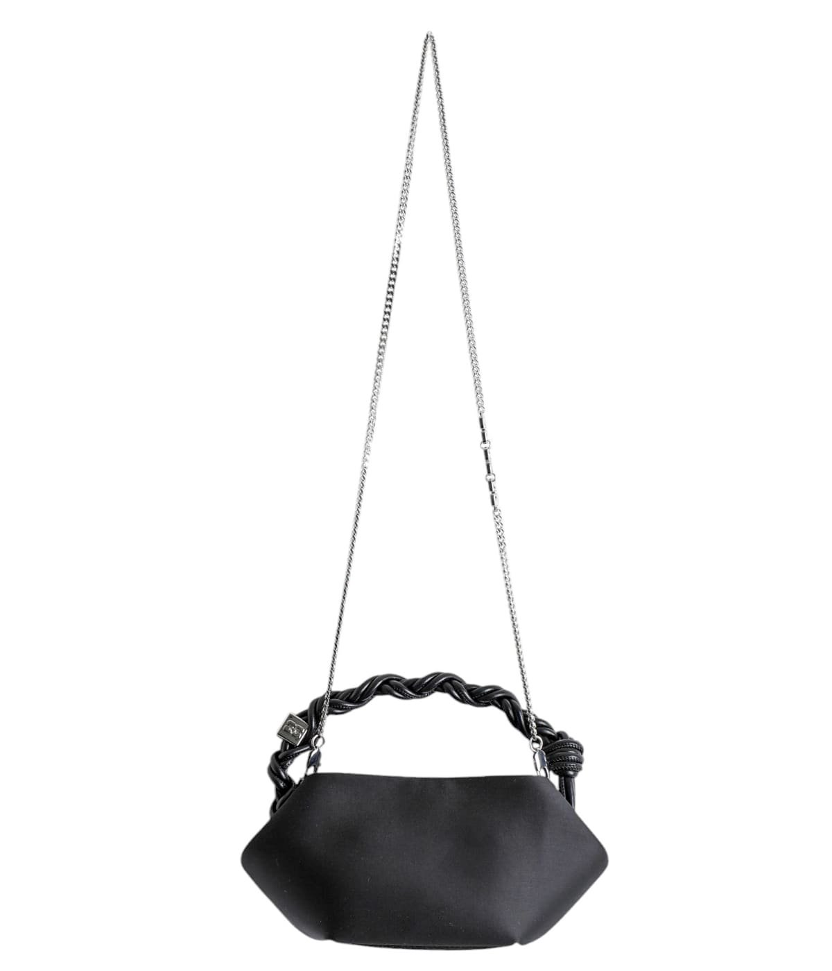 極美品】GANNI スパンコール ミニハンドバッグ 黒×金 高級