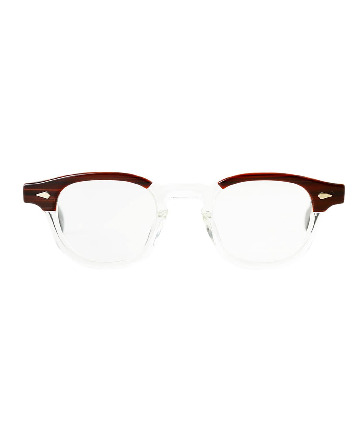 AR 46-24 - RED WOOD / CLEAR - | JULIUS TART OPTICAL(ジュリアスタートオプティカル) / ファッション雑貨 メガネ (メンズ レディース)の通販 - ARKnets(アークネッツ) 公式通販 【正規取扱店】
