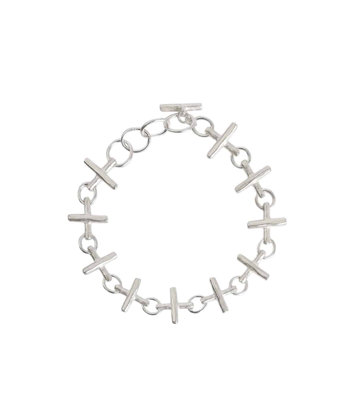 multiple silver cross bracelet | m.a+(エムエークロス