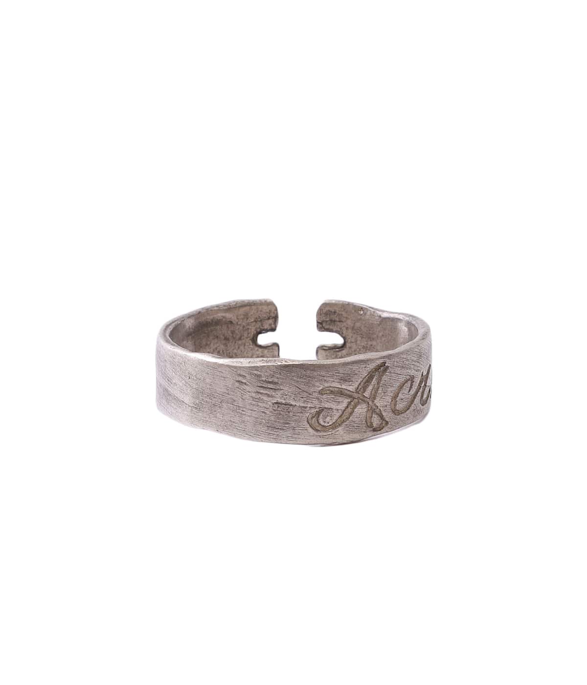 carved "across" ring