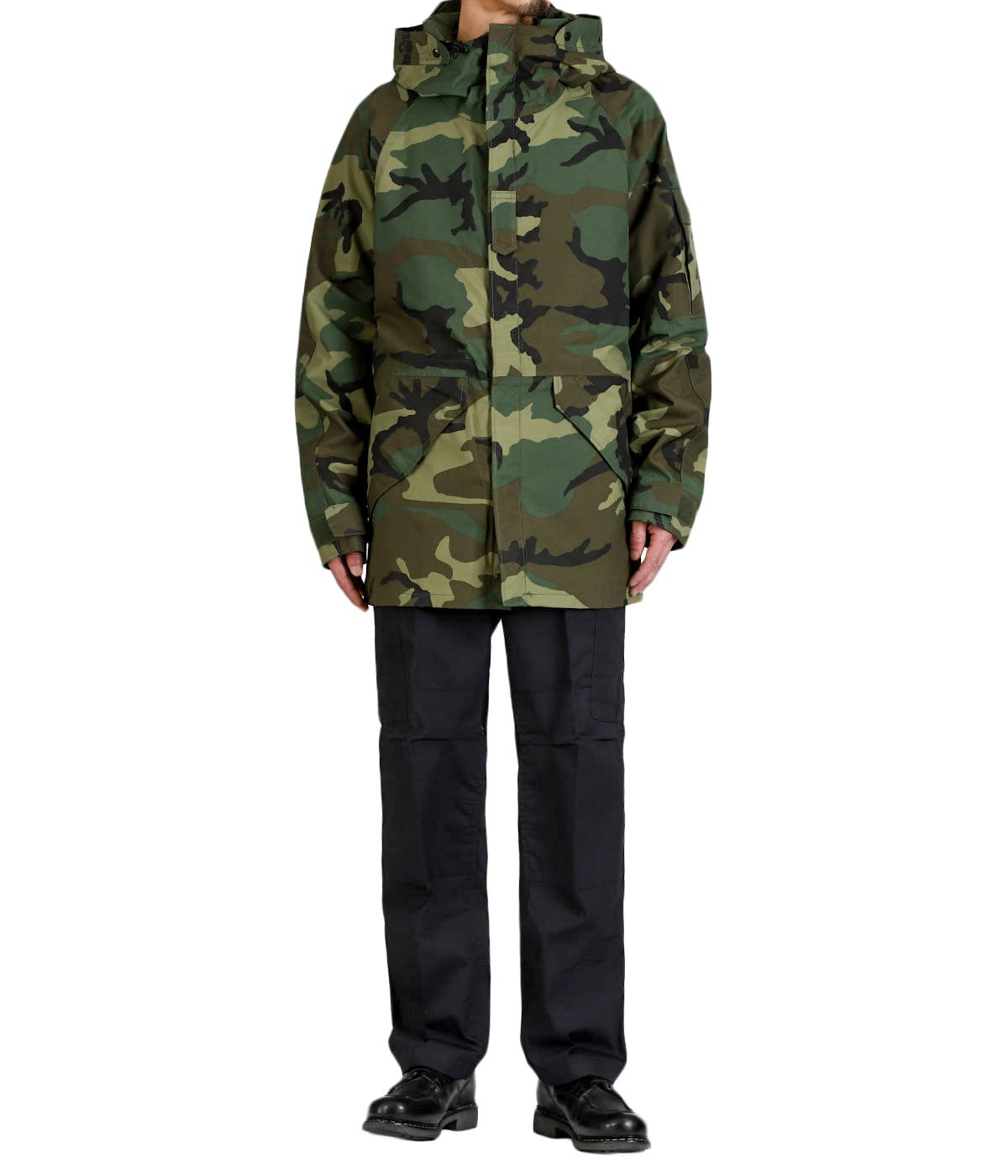 【値下げ】80s ecwcs Gore-Tex Parker M Vtg US Army ECWCS Gen 1 Gore-Tex Parka Woodland Camo Jacket Small