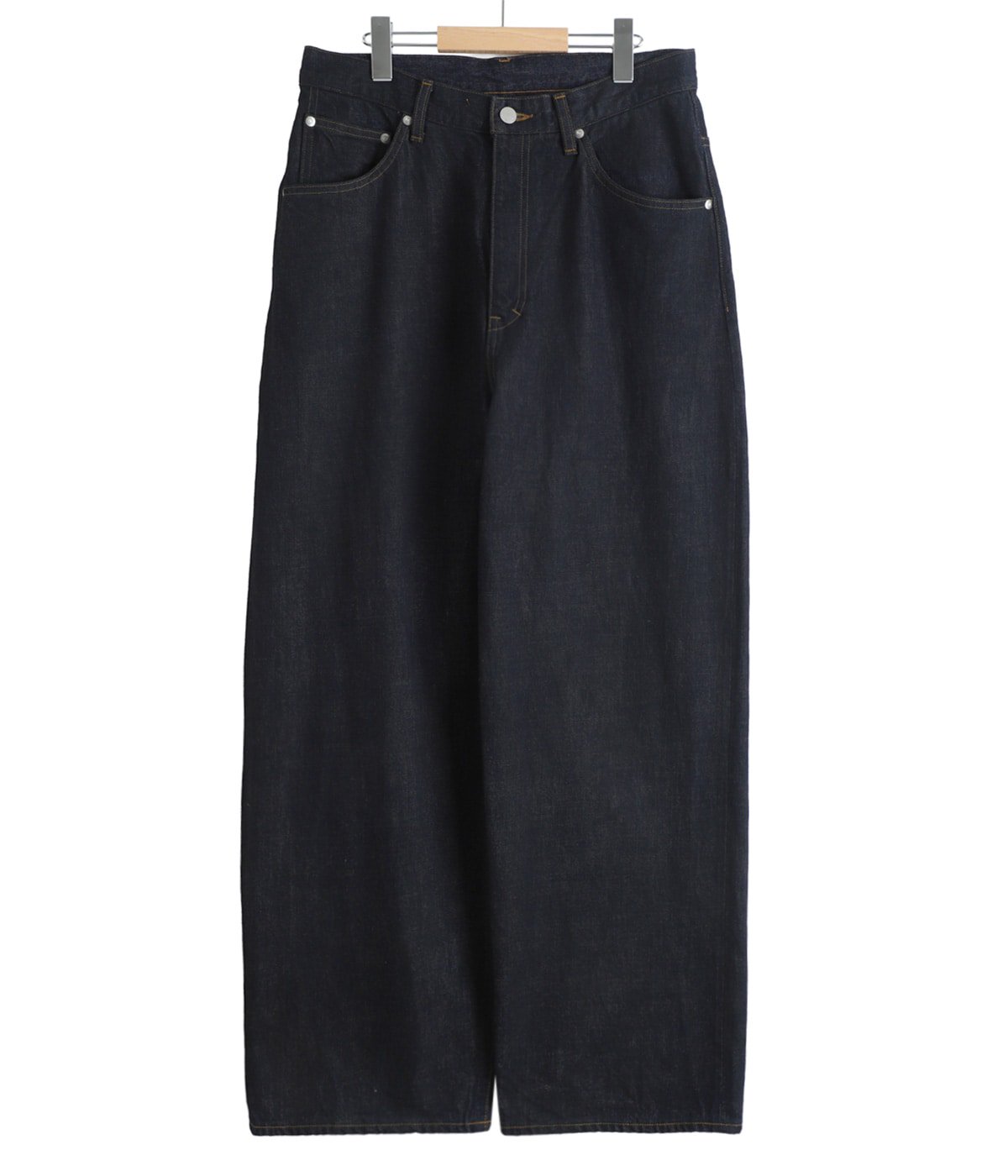 パンツ ANCElLM SELVEDGE MIDTAPERED 5P DENIM 01 SELVEDGE MIDTAPERED 5P DENIM PANTS OW(INDIGO) – ANCELLM