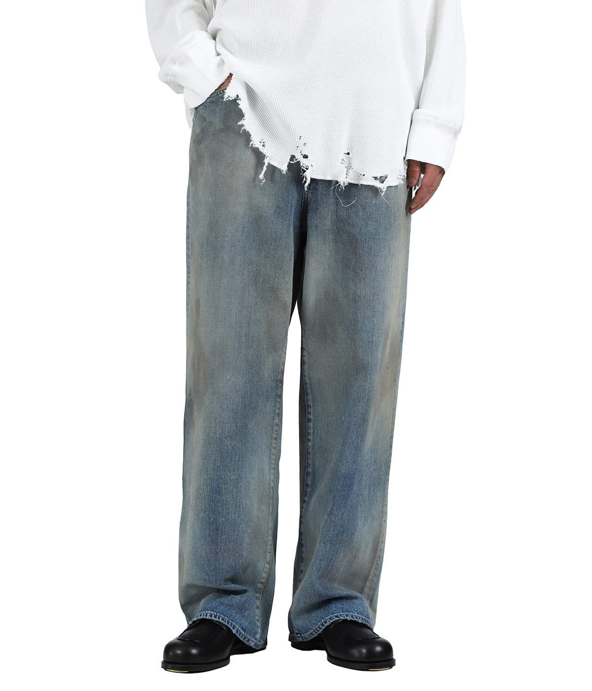 08 MIDDLE STRAIGHT 5P DENIM PANTS | ANCELLM(アンセルム) / パンツ