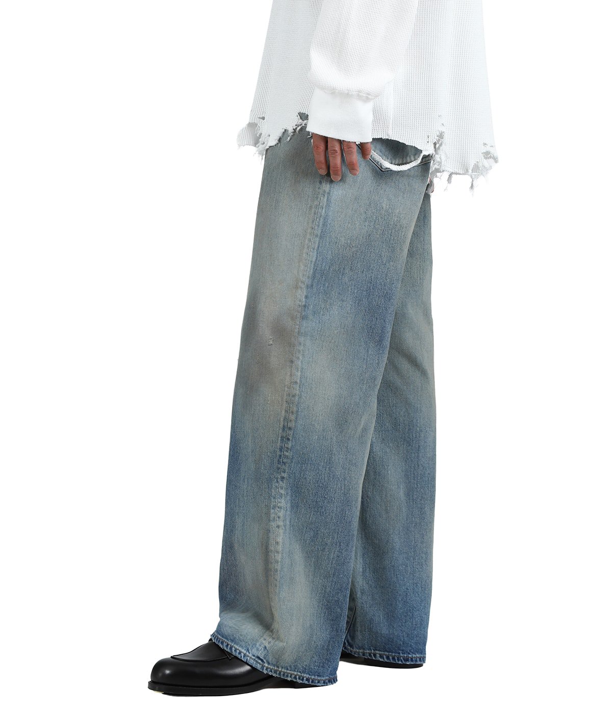 08 MIDDLE STRAIGHT 5P DENIM PANTS | ANCELLM(アンセルム) / パンツ