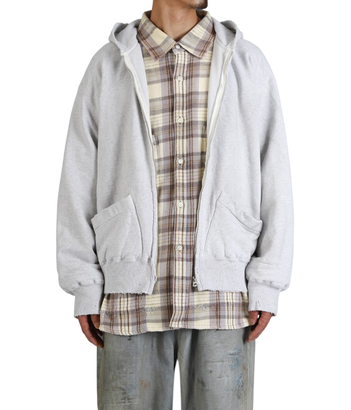 ZIP UP HOODIE | ANCELLM(アンセルム) / トップス スウェット パーカー 