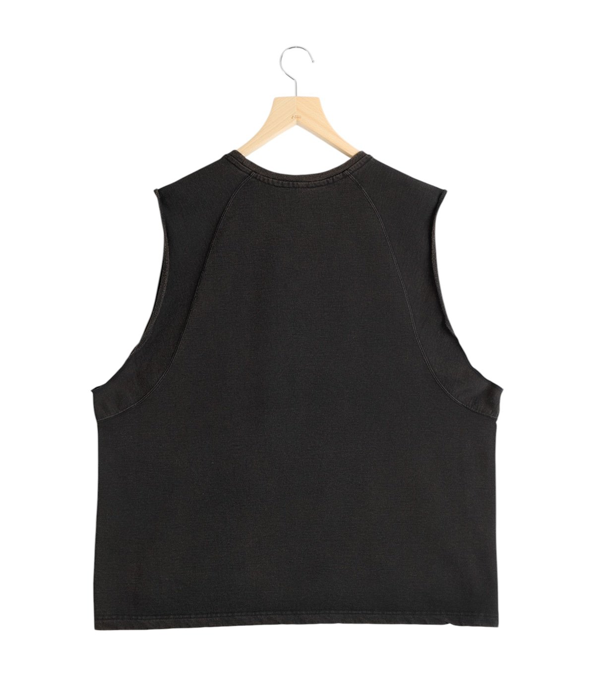 ANCELLM - FADED SLEEVELESS T-SHIRT | BLACK | カットソー