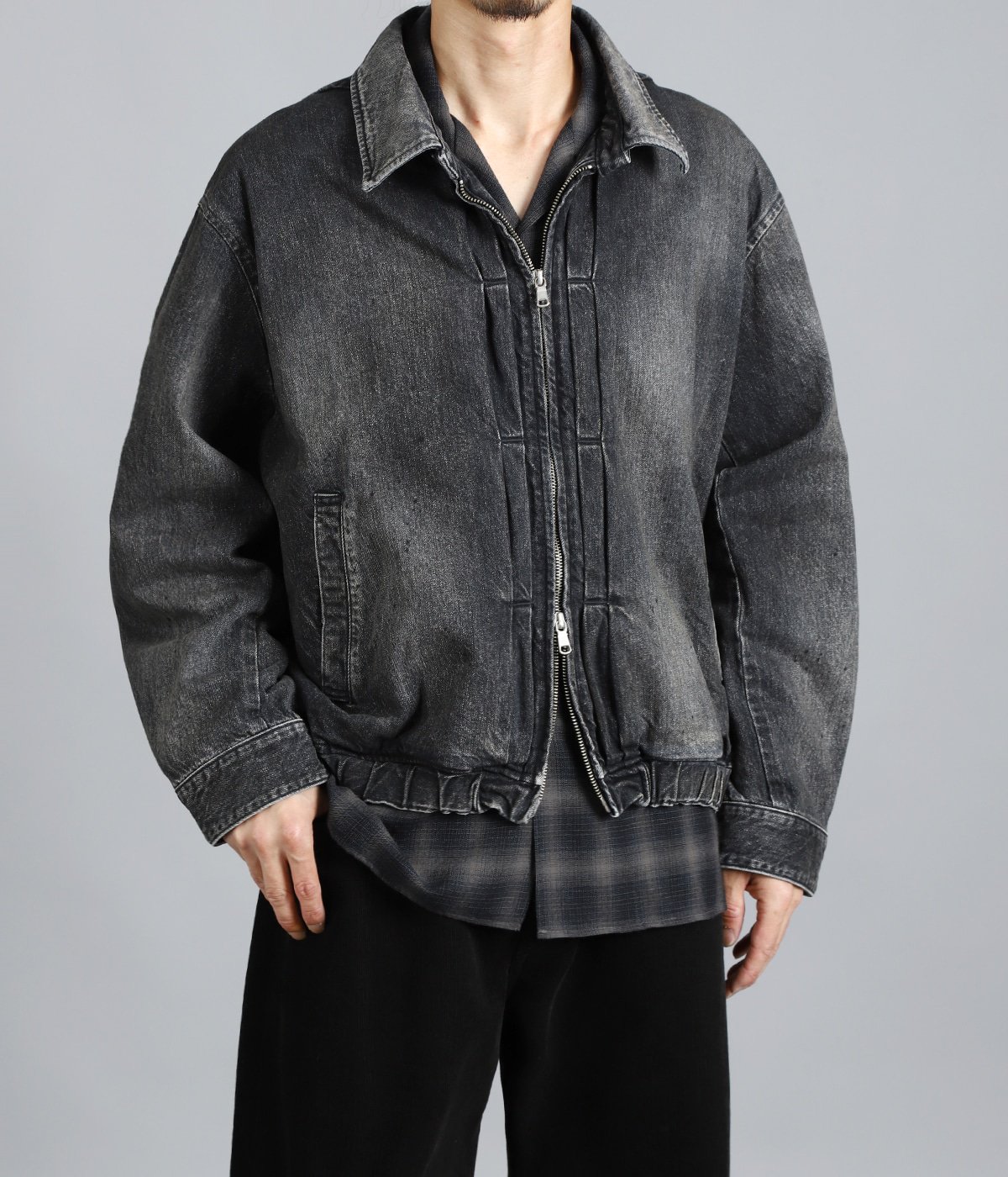 AGING DENIM TUCK JACKET | ANCELLM(アンセルム) / アウター デニム