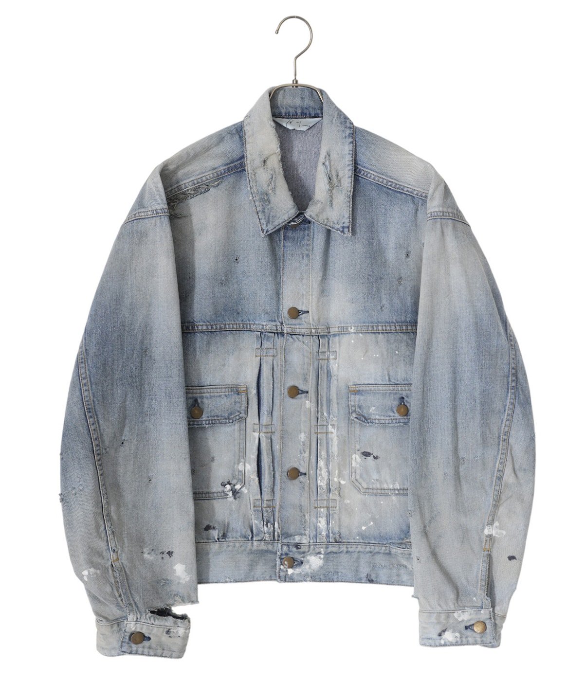 サイズ2ANCELLM 24ss CRASH DENIM JACKET サイズ2 新品