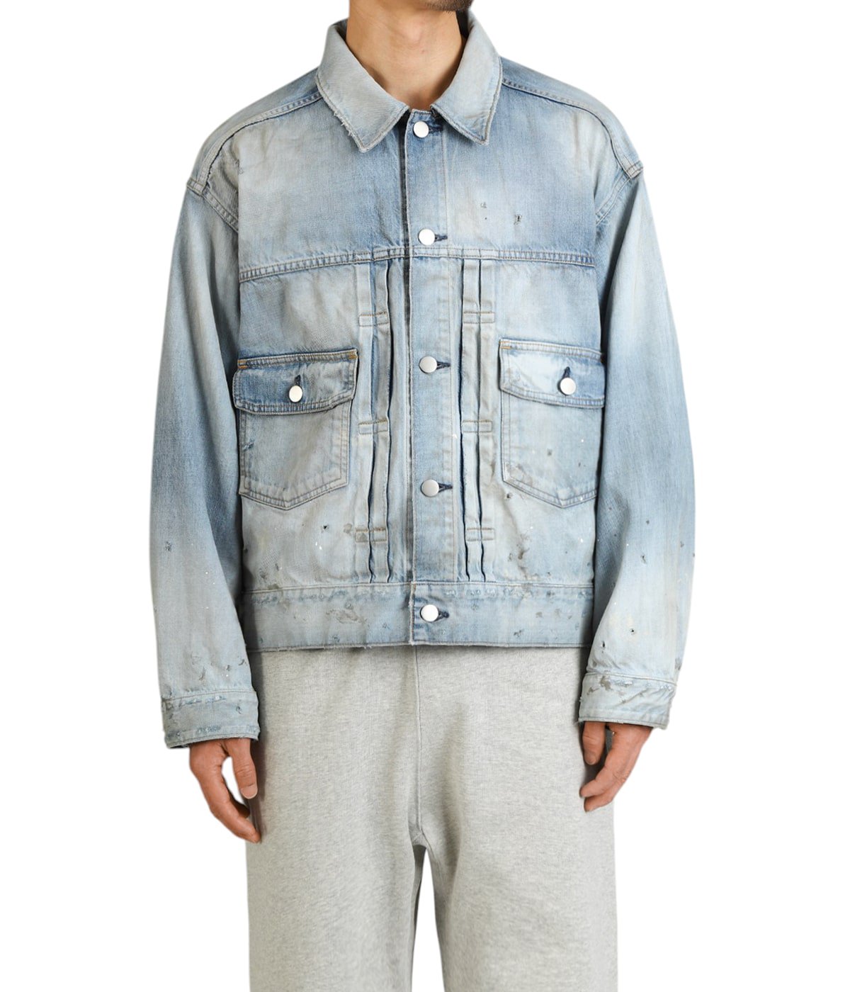 AGING DENIM JACKET | ANCELLM(アンセルム) / アウター デニム AGING DENIM JACKET | ANCELLM(アンセルム) / アウター デニム